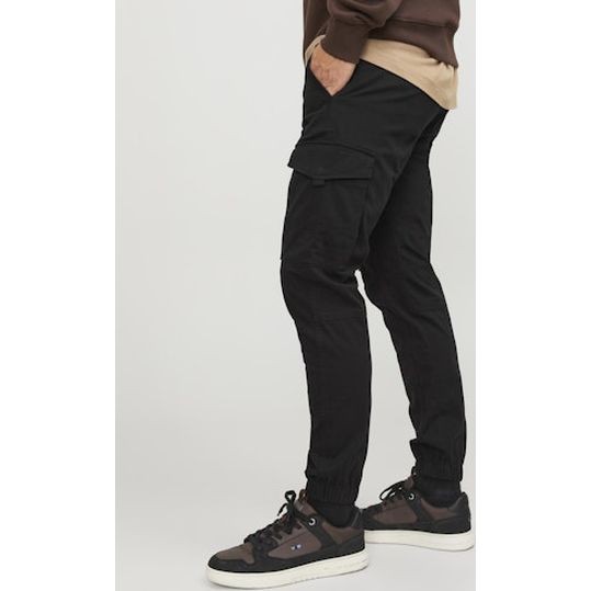 JACK & JONES Kelnės vyrams, Juoda, JPSTPAUL JJFLAKE AKM 4