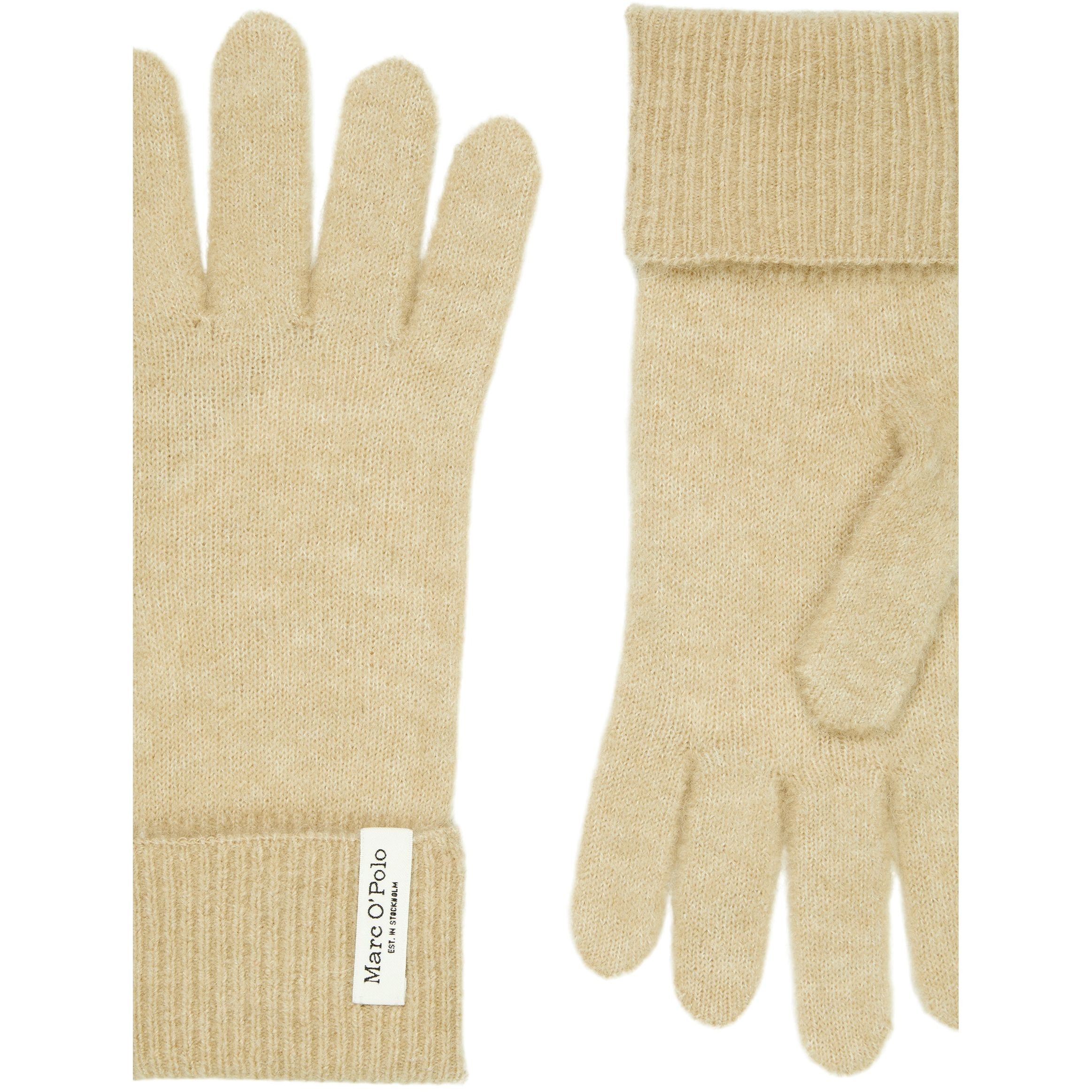 MARC O'POLO Pirštuotos pirštinės moterims, Smėlio 2