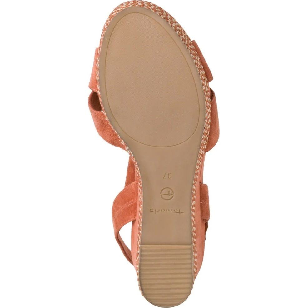 TAMARIS Basutės moterims, Ruda, SANDALS 5