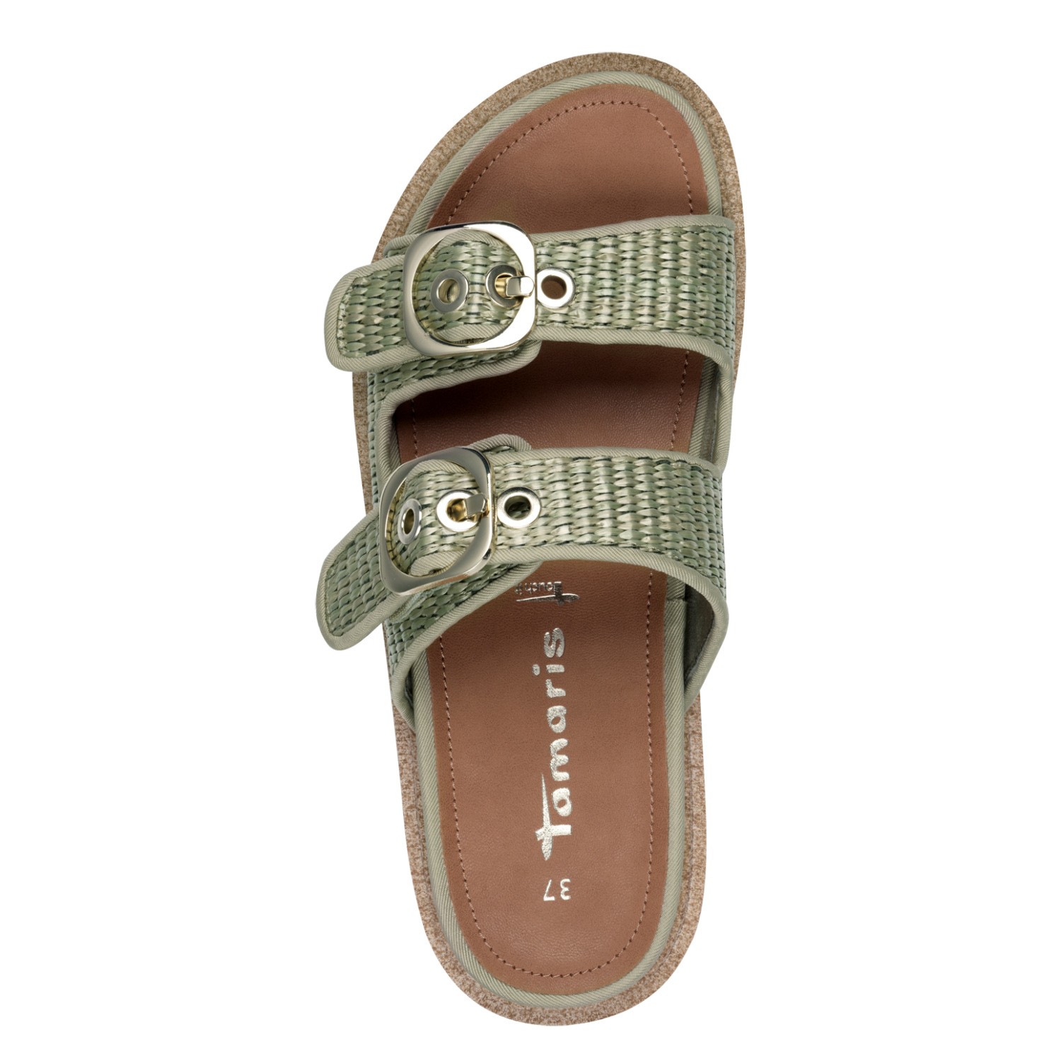 TAMARIS Šlepetės moterims, Žalia, Slippers 5