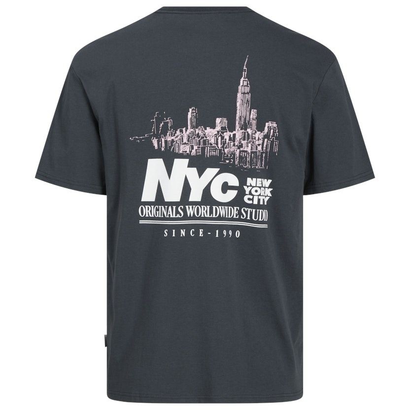 JACK & JONES Marškinėliai vyrams, Pilka, Bronx square tee 2