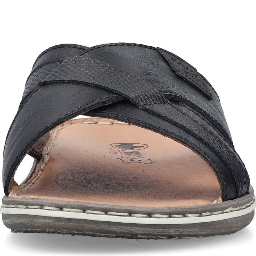RIEKER Šlepetės vyrams, Juoda, Slippers 6