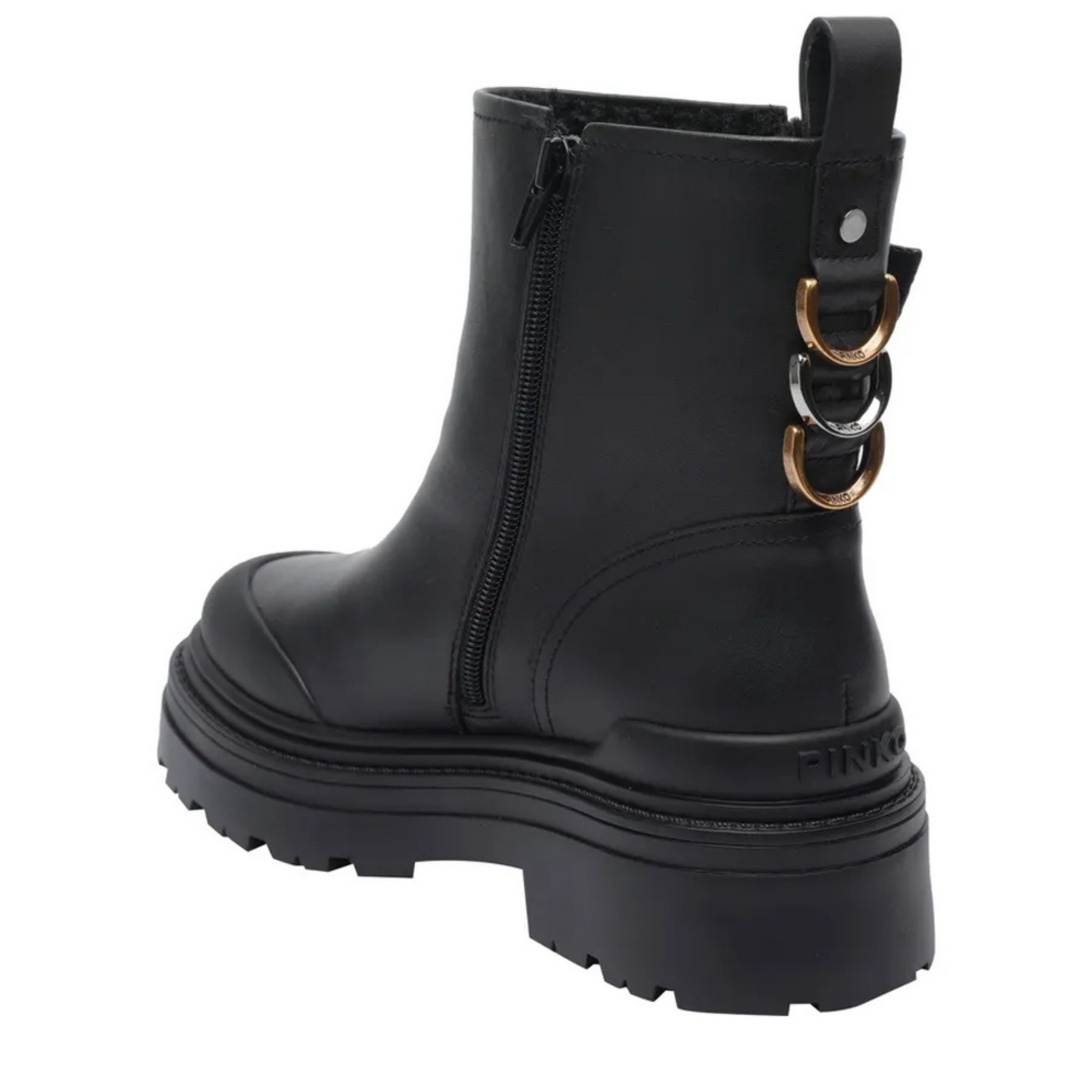 PINKO Aulinukai moterims, Juoda, Mia 21 - ankle boot calf leath 4