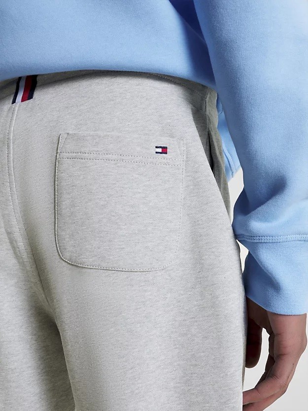 TOMMY HILFIGER Sportinės kelnės vyrams, Pilka, Tommy logo sweatpants 3
