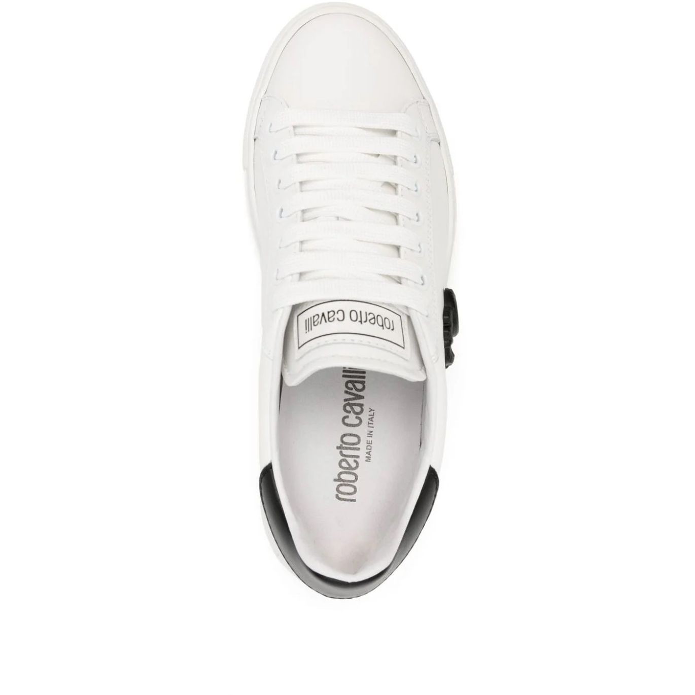 ROBERTO CAVALLI Laisvalaikio bateliai moterims, Balta, Sneakers 4