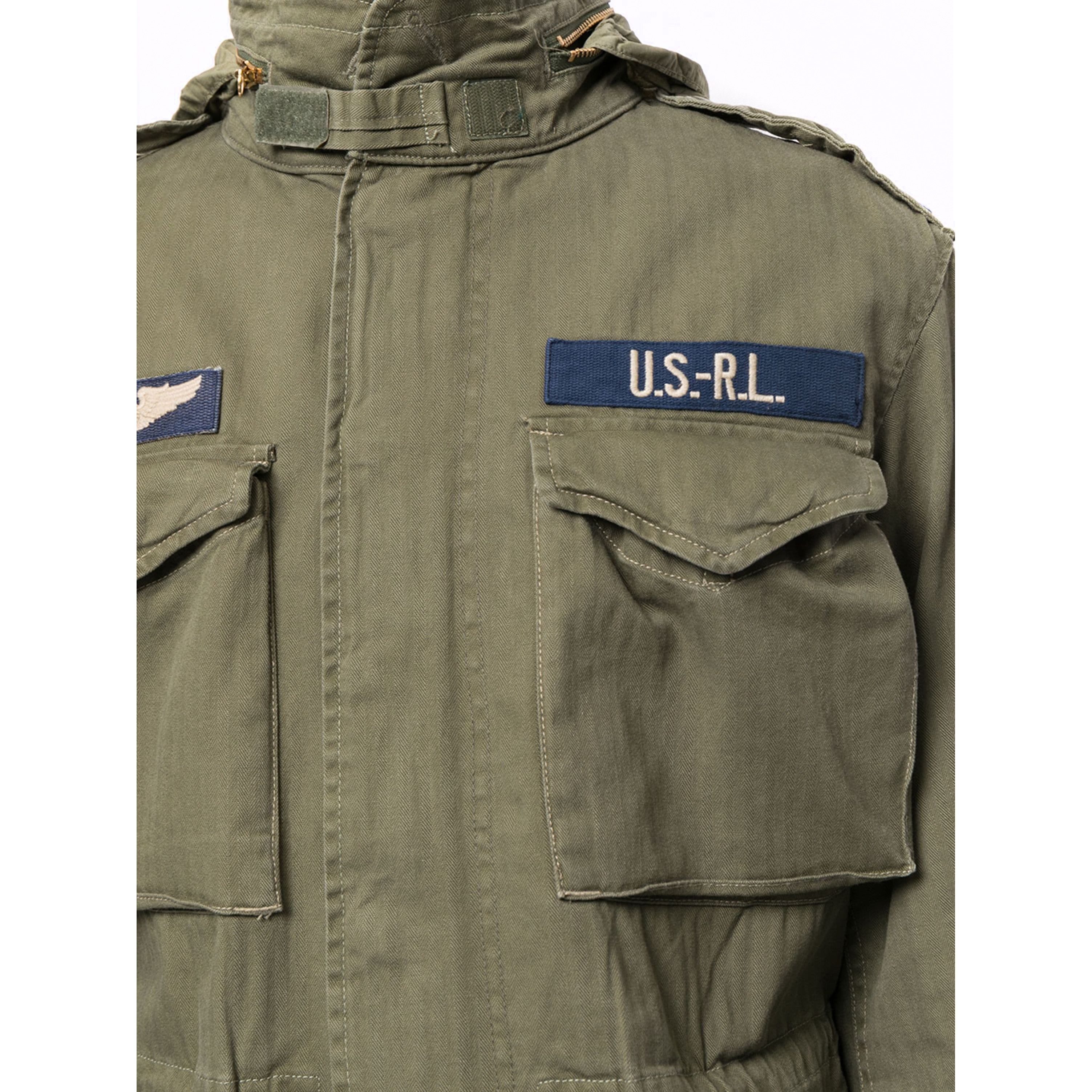 POLO RALPH LAUREN Lengva striukė vyrams, Žalia, Combat lined jacket 3