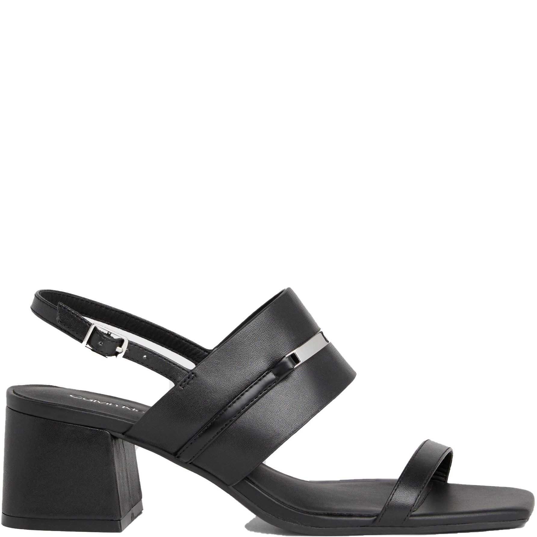 CALVIN KLEIN Basutės moterims, Juoda, Heel sandal 45 bar 2