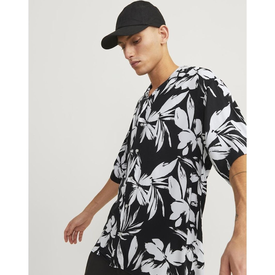 JACK & JONES Marškiniai vyrams, Juoda, Jjejeff shirts 4