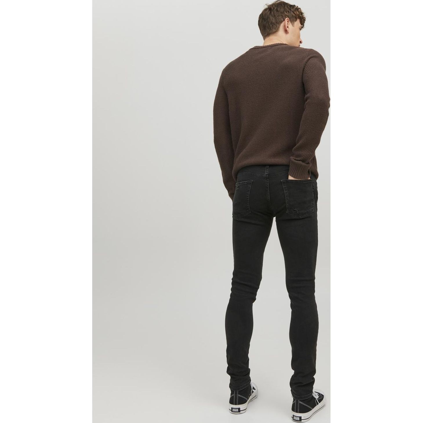 JACK & JONES Aptempti džinsai vyrams, Juoda, JJILIAM JJORIGINAL A 3