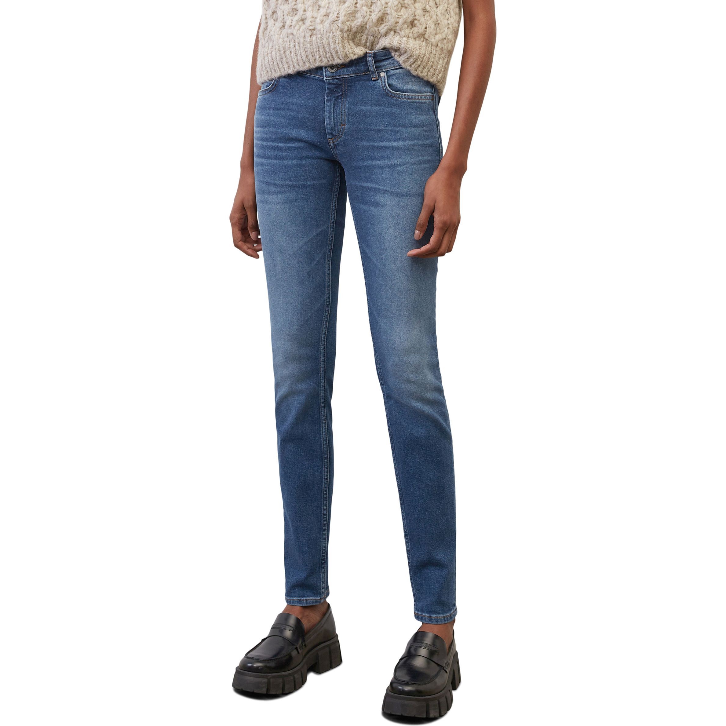 MARC O'POLO Kitsad teksad moterims, Dark blue stone wash 2