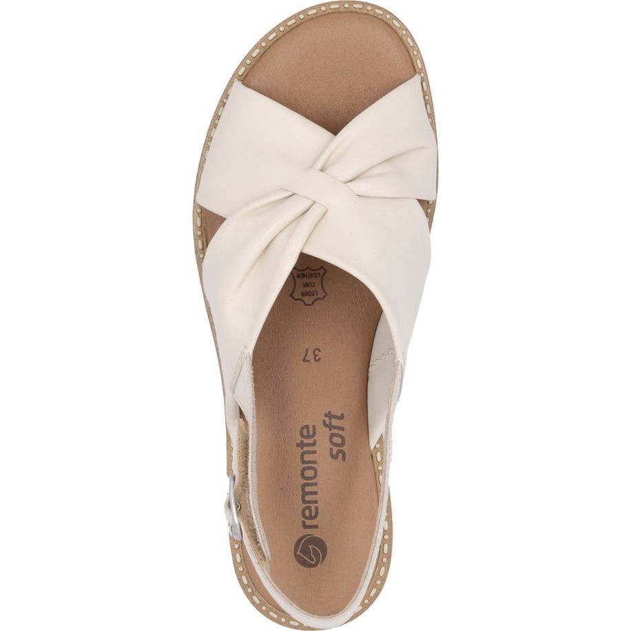 REMONTE Basutės moterims, Smėlio, Sandals 6