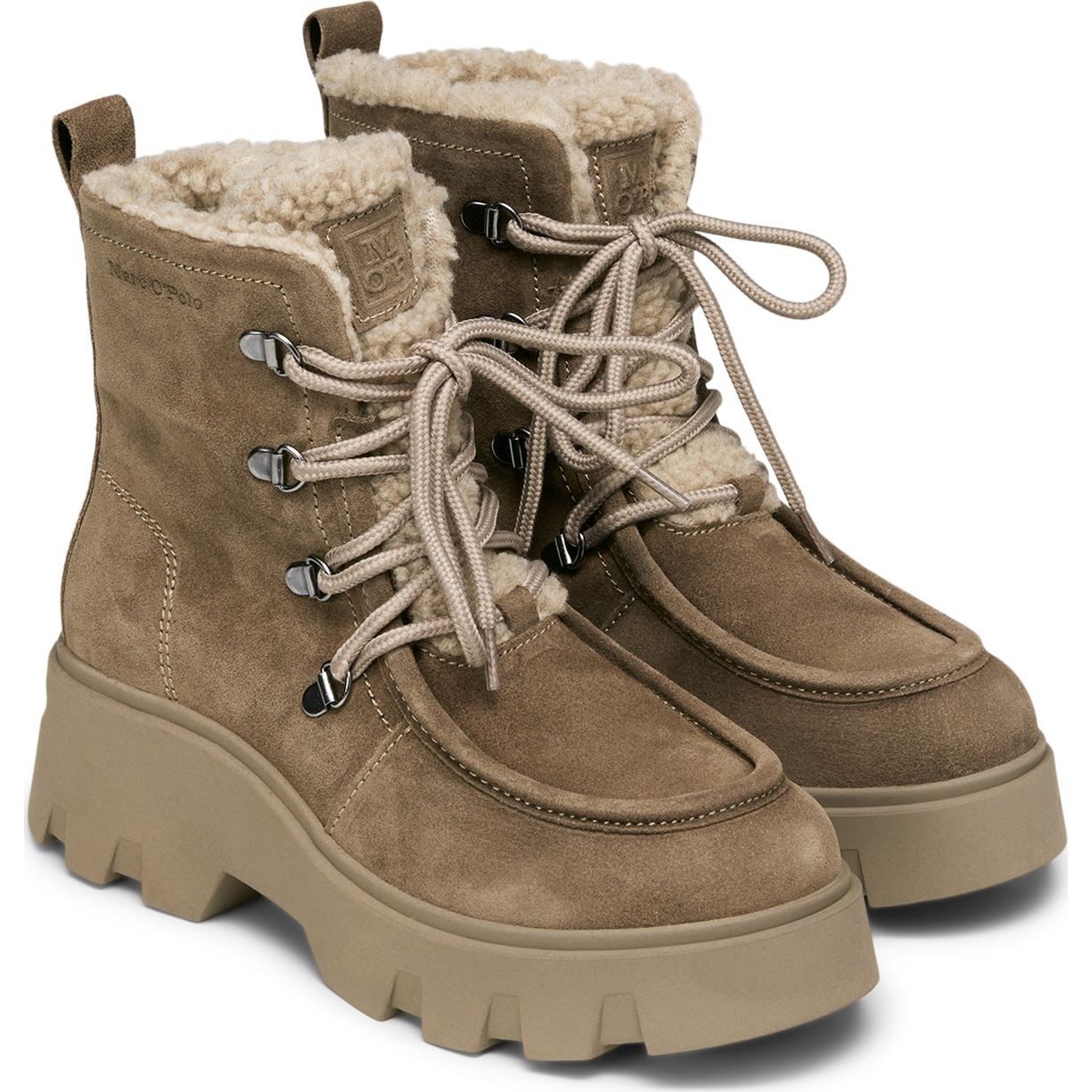 MARC O'POLO Aulinukai moterims, Ruda, Mod. Liliam 9B Booties 2