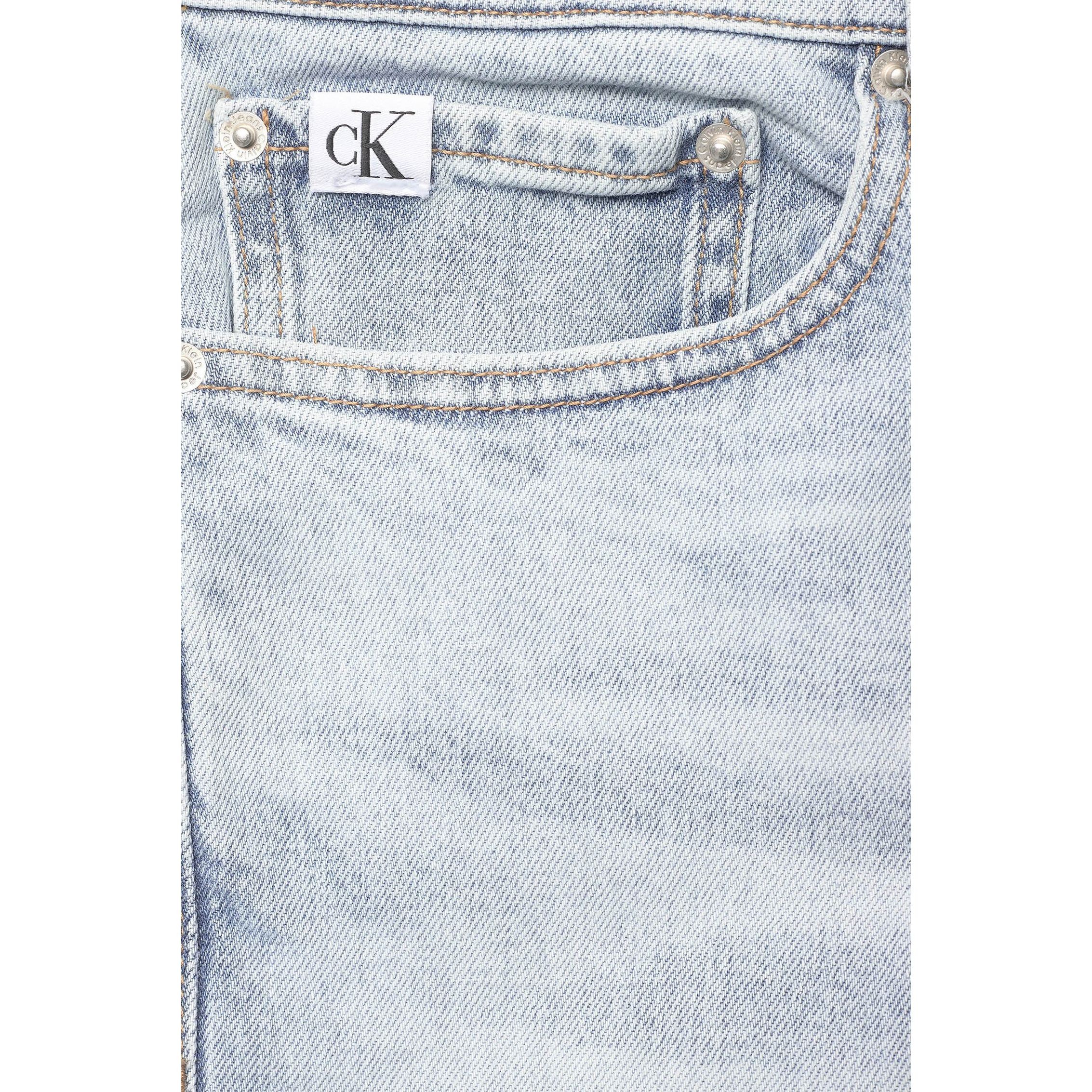 CALVIN KLEIN JEANS Šortai vyrams, Mėlyna, 5 pocket shorts 3