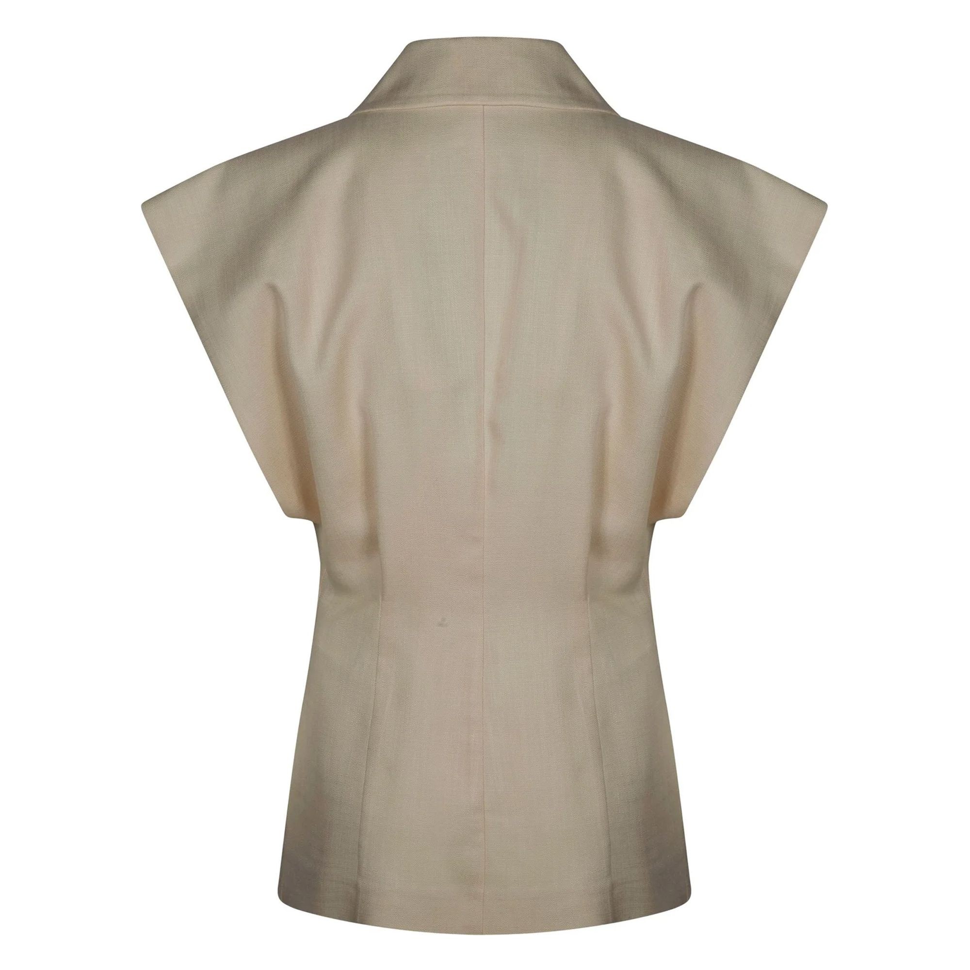 PINKO Liemenė moterims, Balta, Floella vest 2