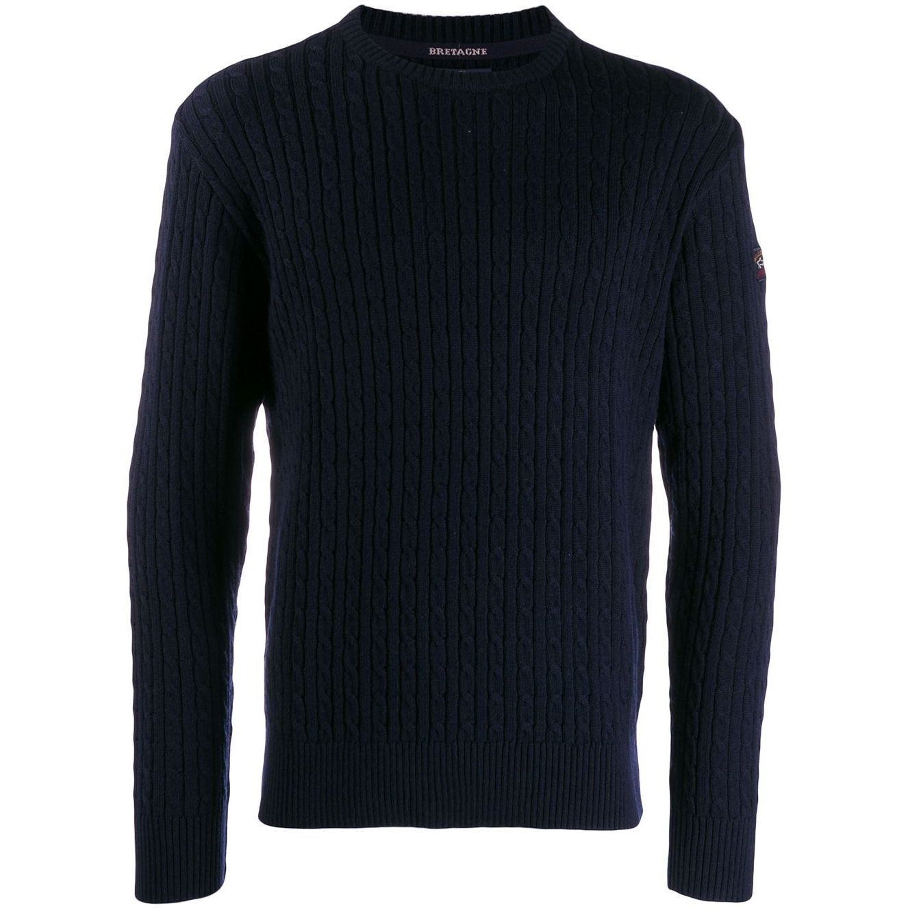 PAUL&SHARK Megztinis vyrams, Mėlyna, Knitted roundneck sweater