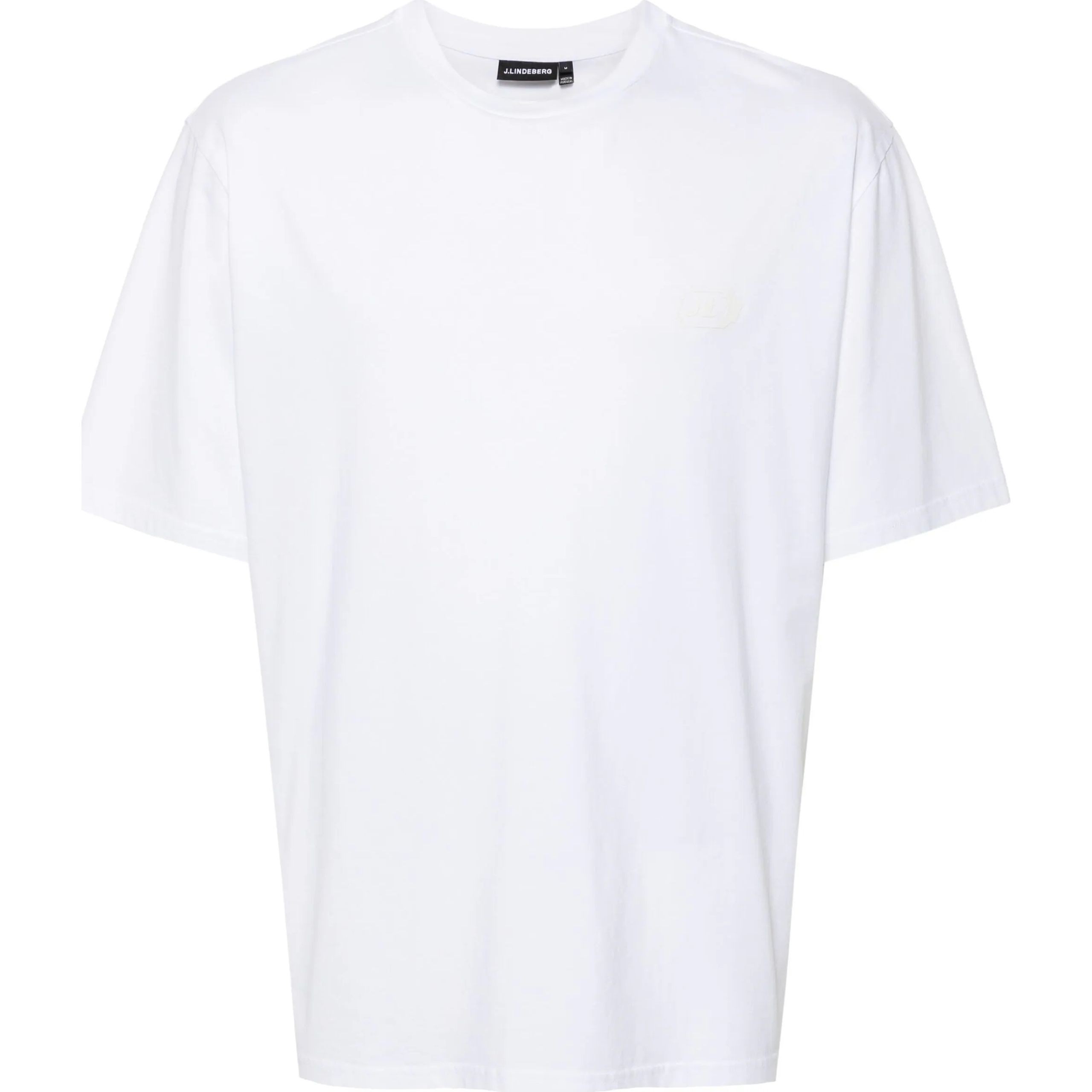 J.LINDEBERG Marškinėliai trump. rankovėmis vyrams, Balta, Hale logo t-shirt