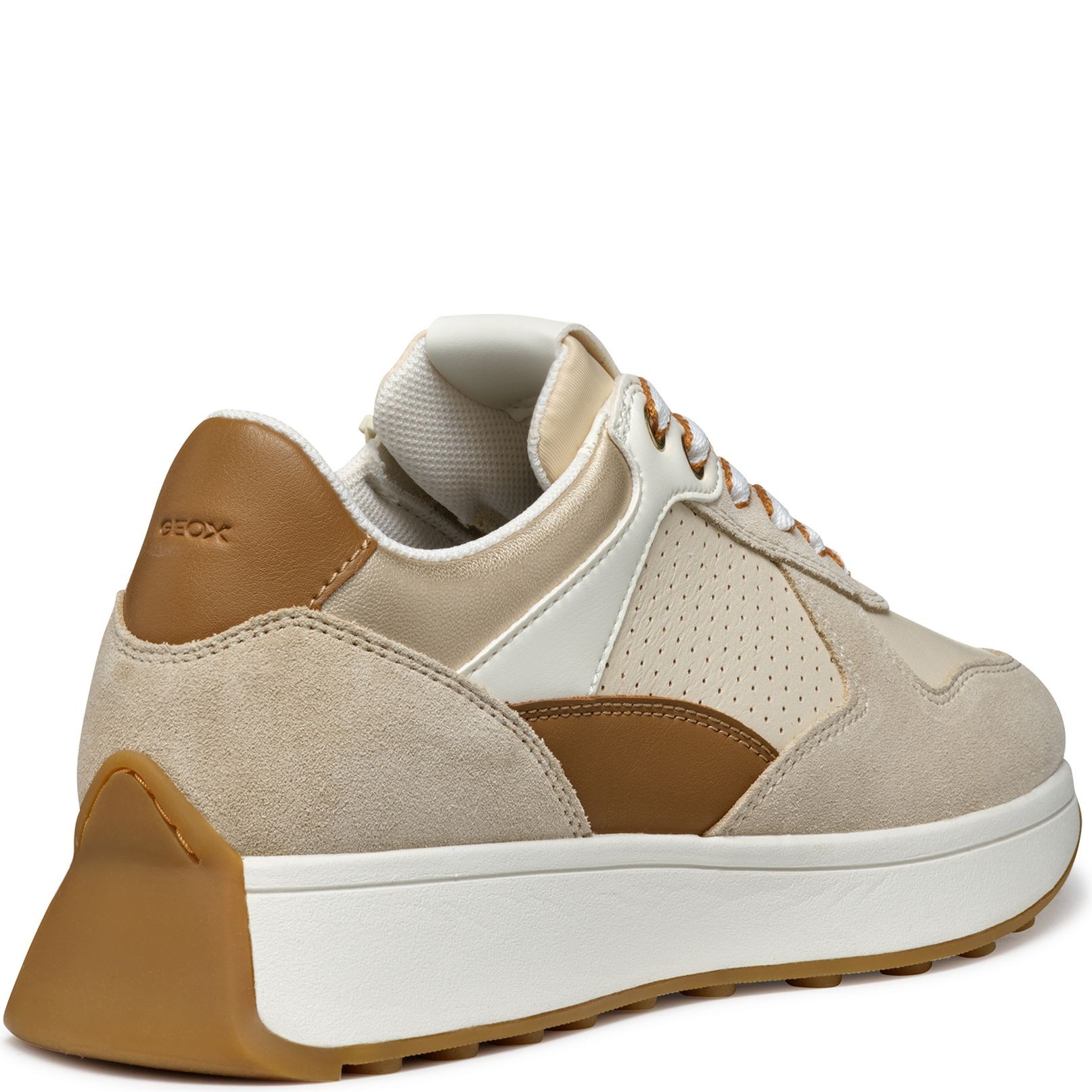 GEOX Laisvalaikio bateliai moterims, Smėlio, Amabel leisure 3