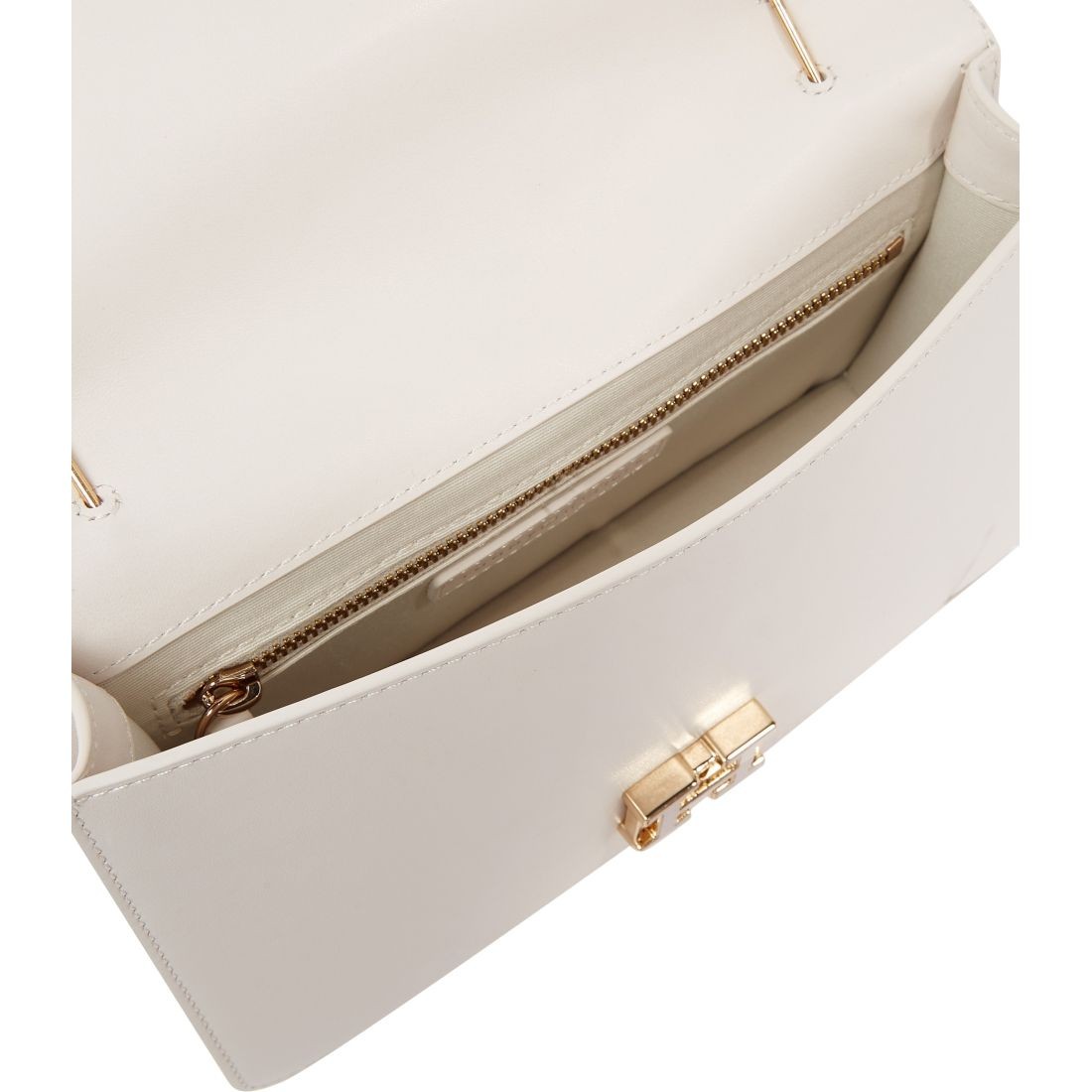 TOMMY HILFIGER Rankinė per petį moterims, Smėlio, Pushlock crossover 3