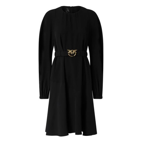 PINKO Midi suknelė moterims, Juoda, Agrodolce dress 1