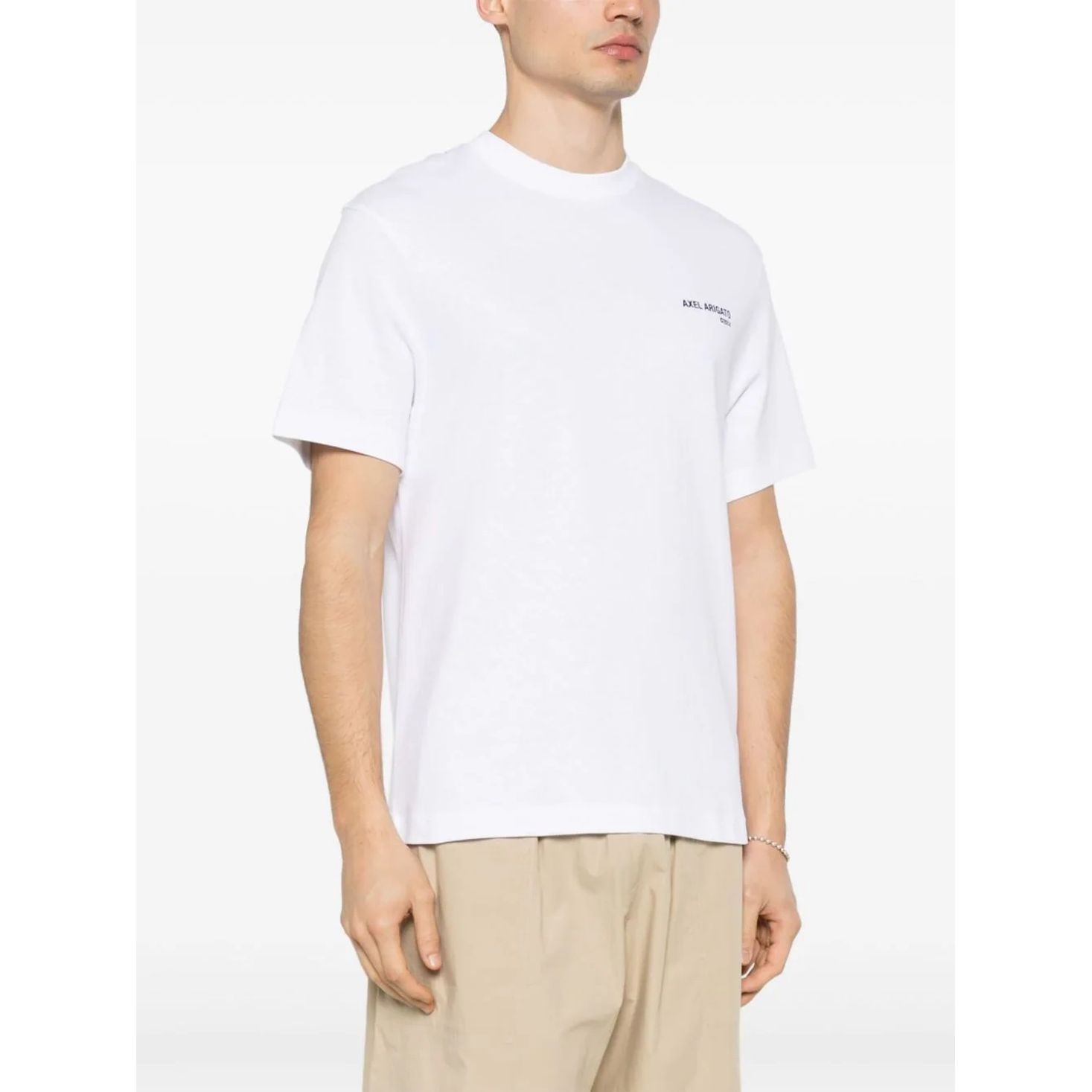 AXEL ARIGATO Marškinėliai trump. rankovėmis vyrams, Balta, Legacy t- shirt 2