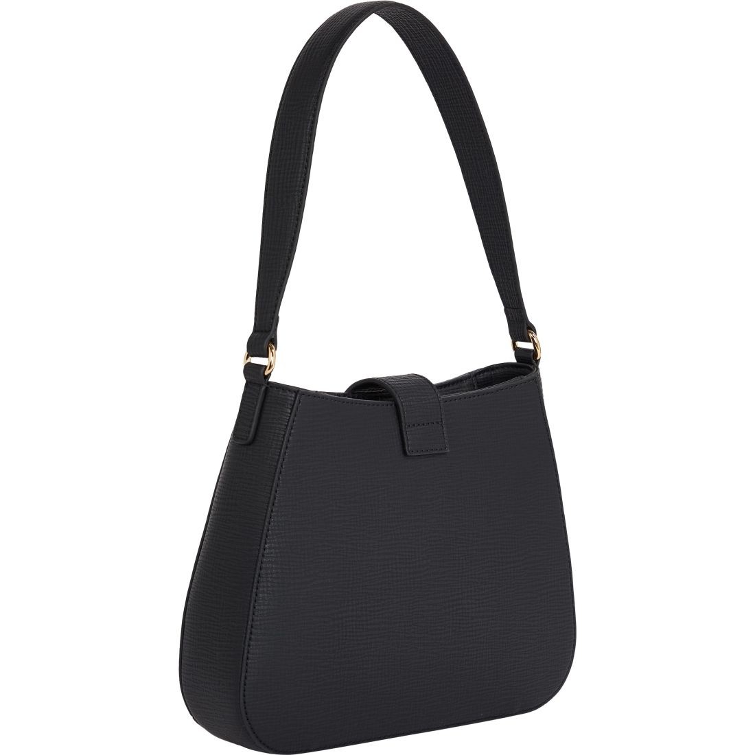 TOMMY HILFIGER Rankinė per petį moterims, Juoda, Plush shoulder bag 2