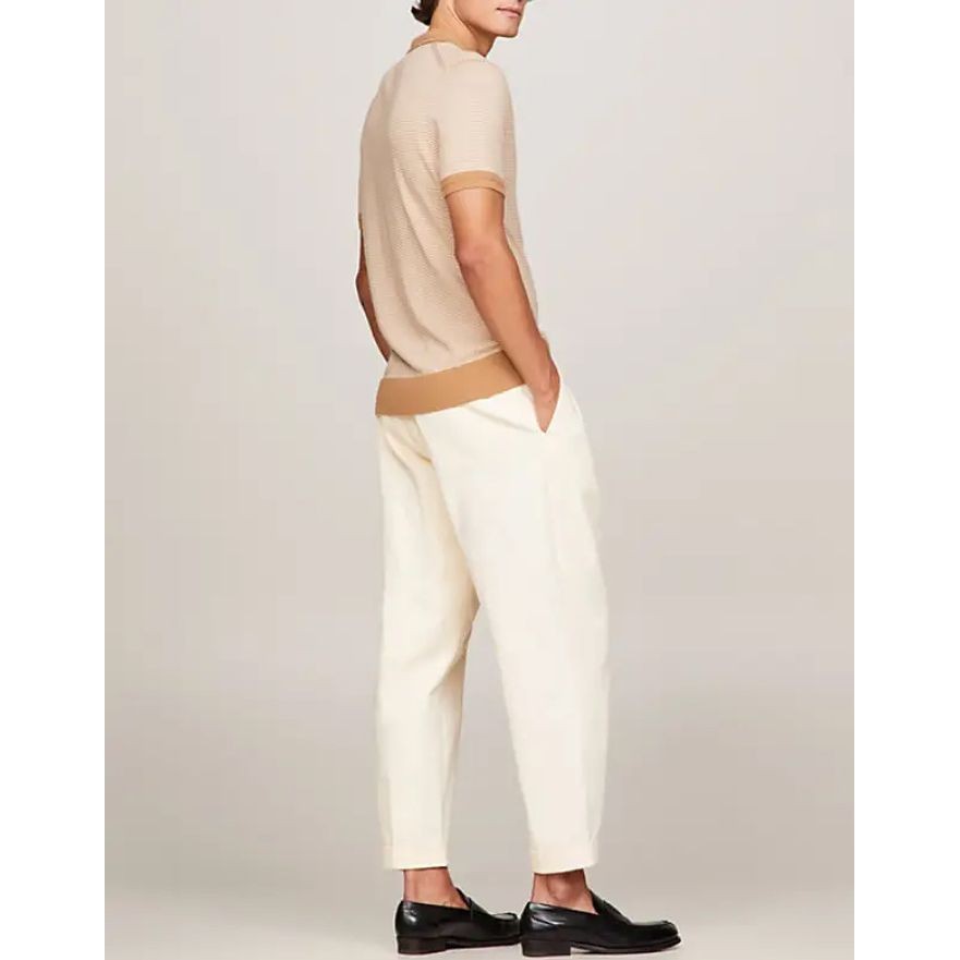 TOMMY HILFIGER Polo marškiniai trumpos rank. vyrams, Žalia, Dc cotton lyocell s/s polo 3