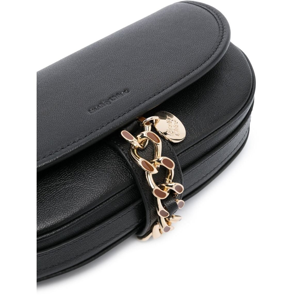 SEE BY CHLOE Rankinė per petį moterims, Juoda, Mara baguette bag 3