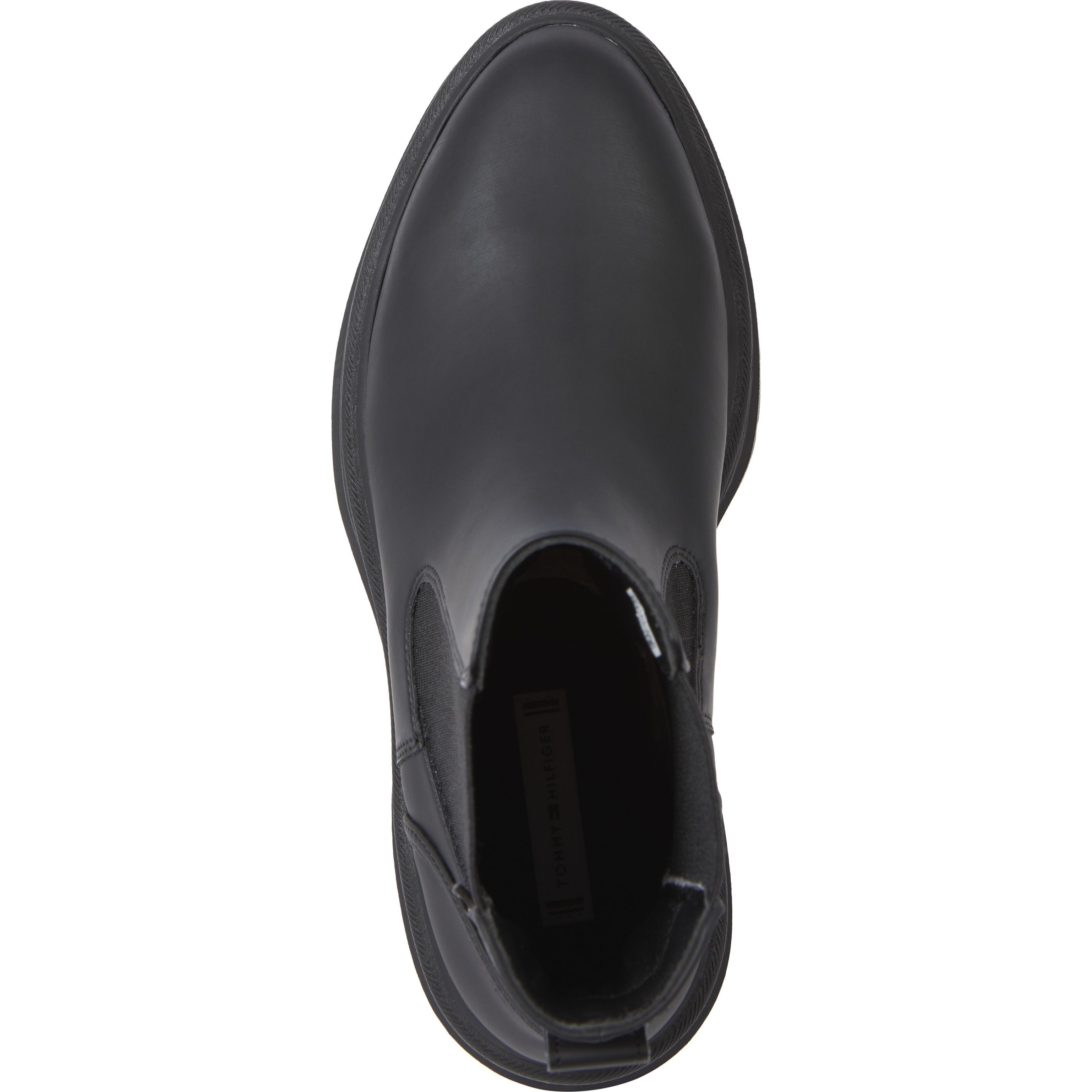 TOMMY HILFIGER Aulinukai moterims, Juoda, Rubberised chelsea 3