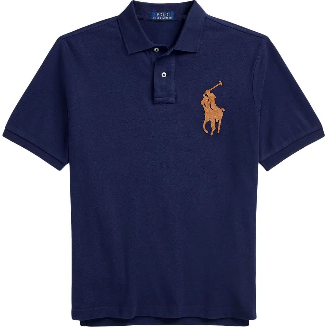 POLO RALPH LAUREN Polo marškiniai trumpos rank. vyrams, Mėlyna, Short sleeve-polo shirt