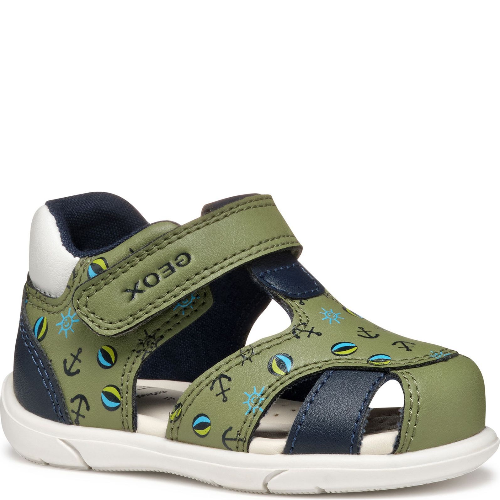 GEOX Basutės berniukams, Žalia, Zapito sandals 1