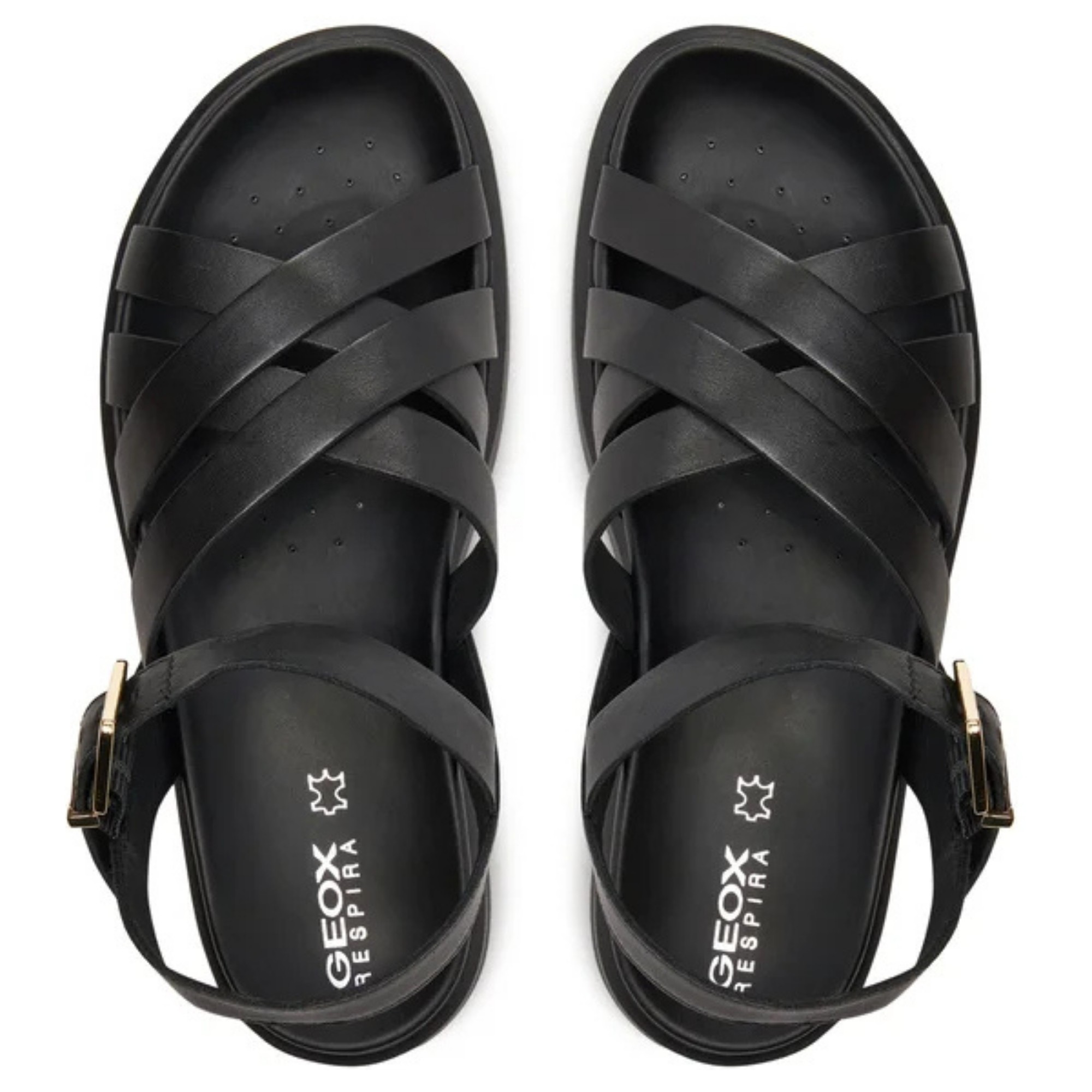 GEOX Basutės moterims, Juoda, Xan2s sandals 6