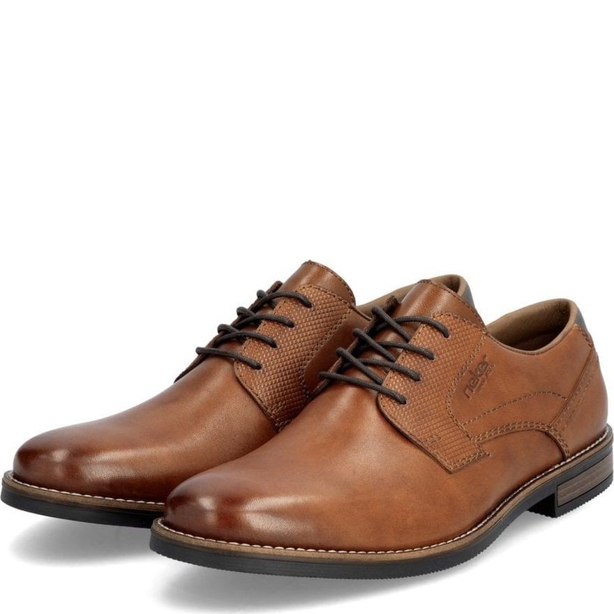 RIEKER Klasikiniai batai vyrams, Ruda, Men's shoes 8