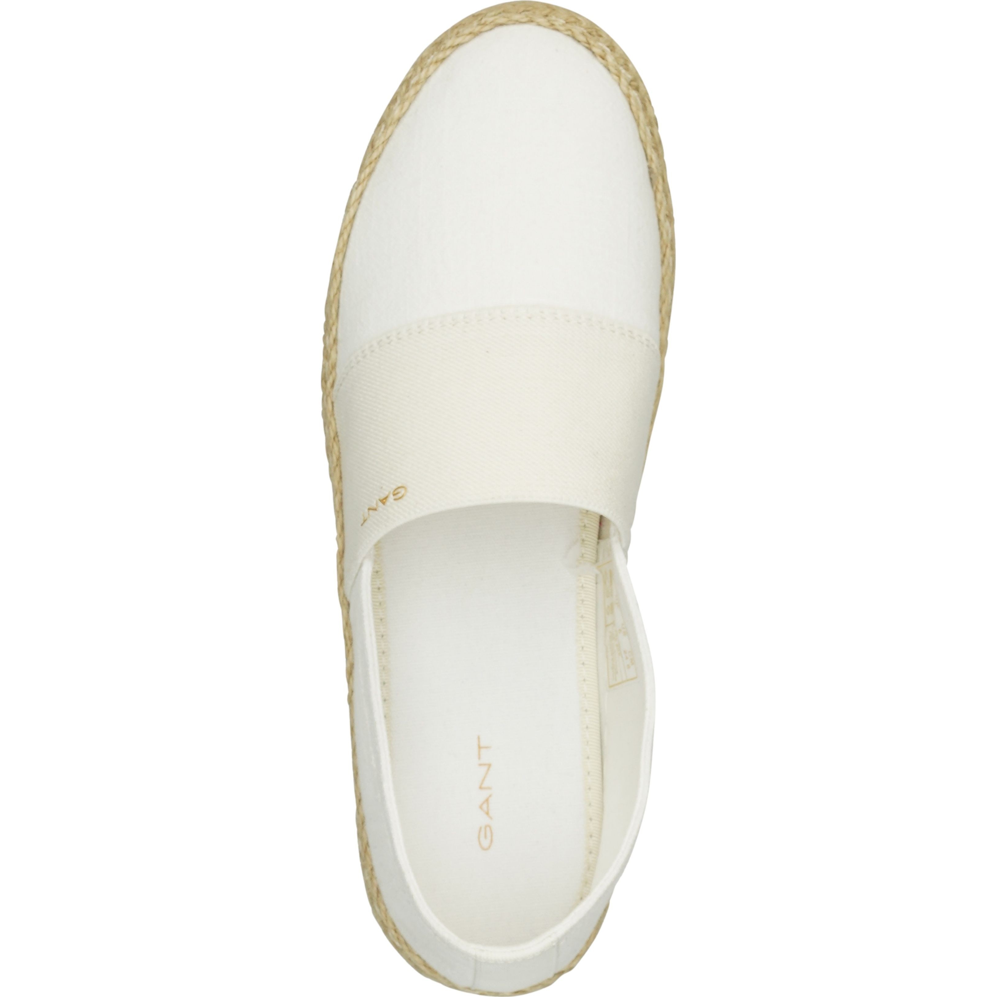 GANT Espadrilės moterims, Balta, Raffiaville espadriles 3