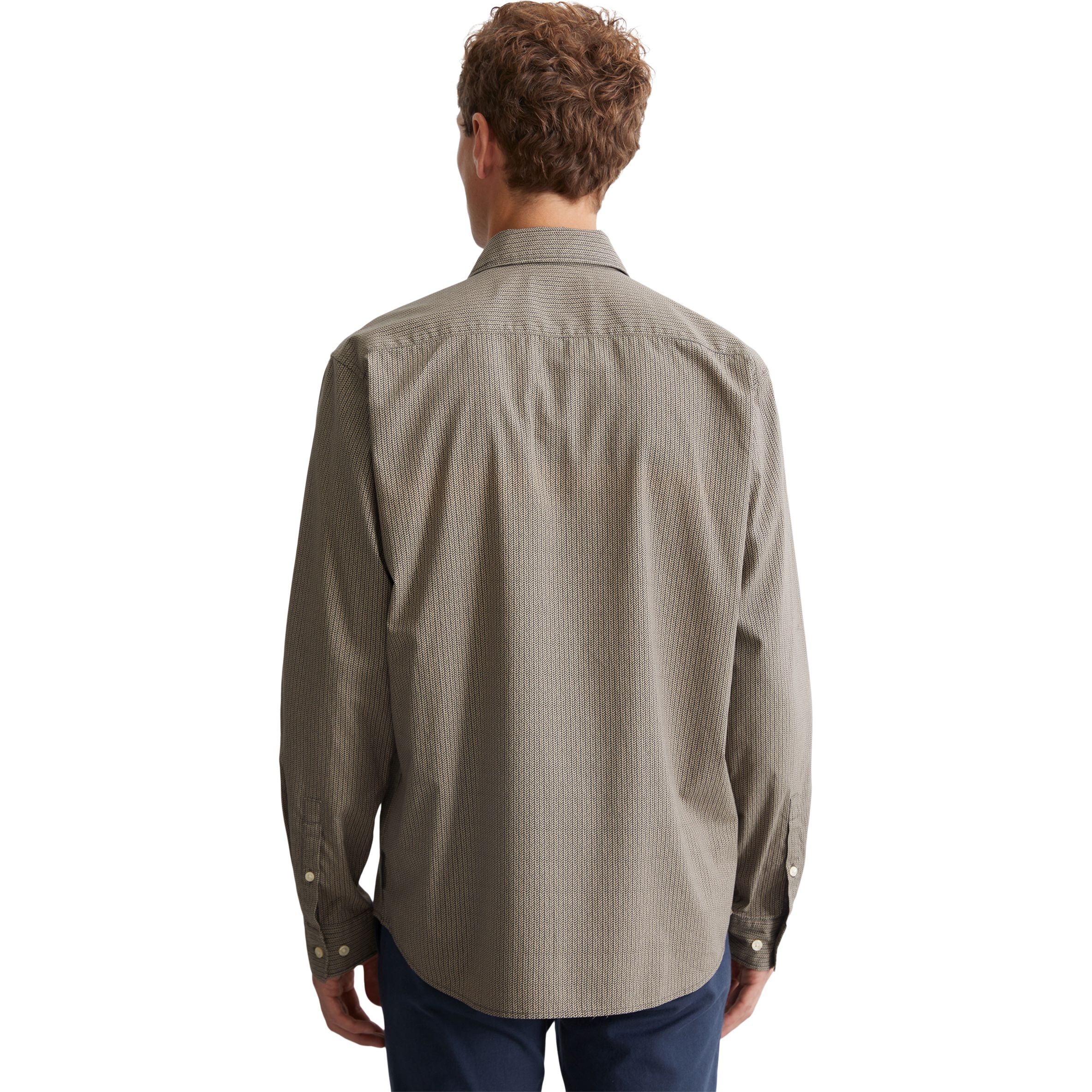 MARC O'POLO Marškiniai ilgomis rankovėmis vyrams, Pilka, Shirts lon 428735442118 3