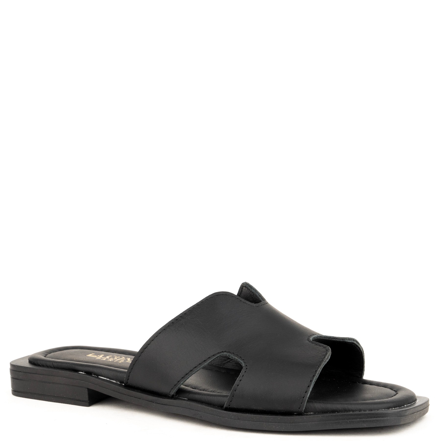 LA CONTE Šlepetės moterims, Juoda, Slippers 1