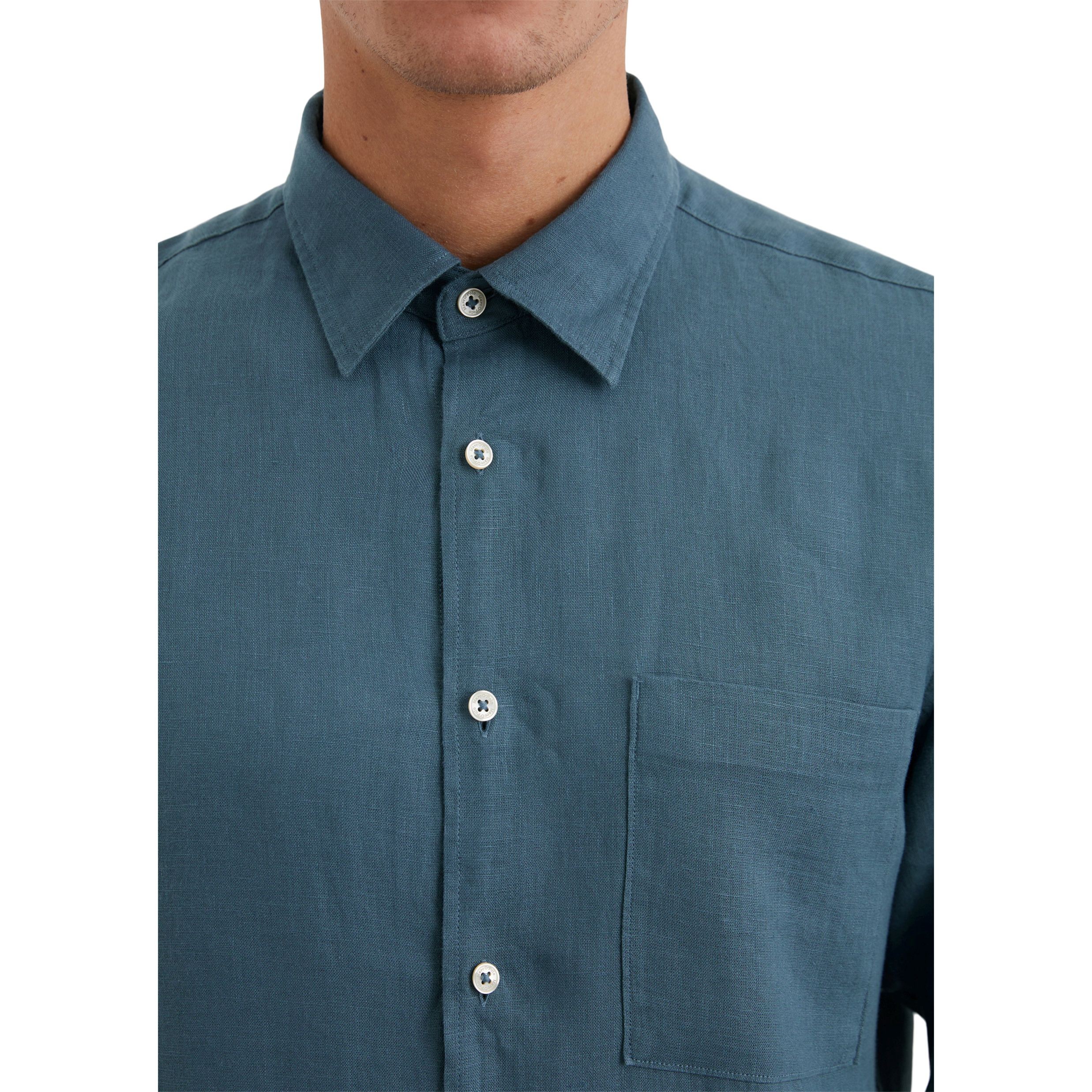 MARC O'POLO Marškiniai ilgomis rankovėmis vyrams, Mėlyna, Shirts lon M23742842318 4