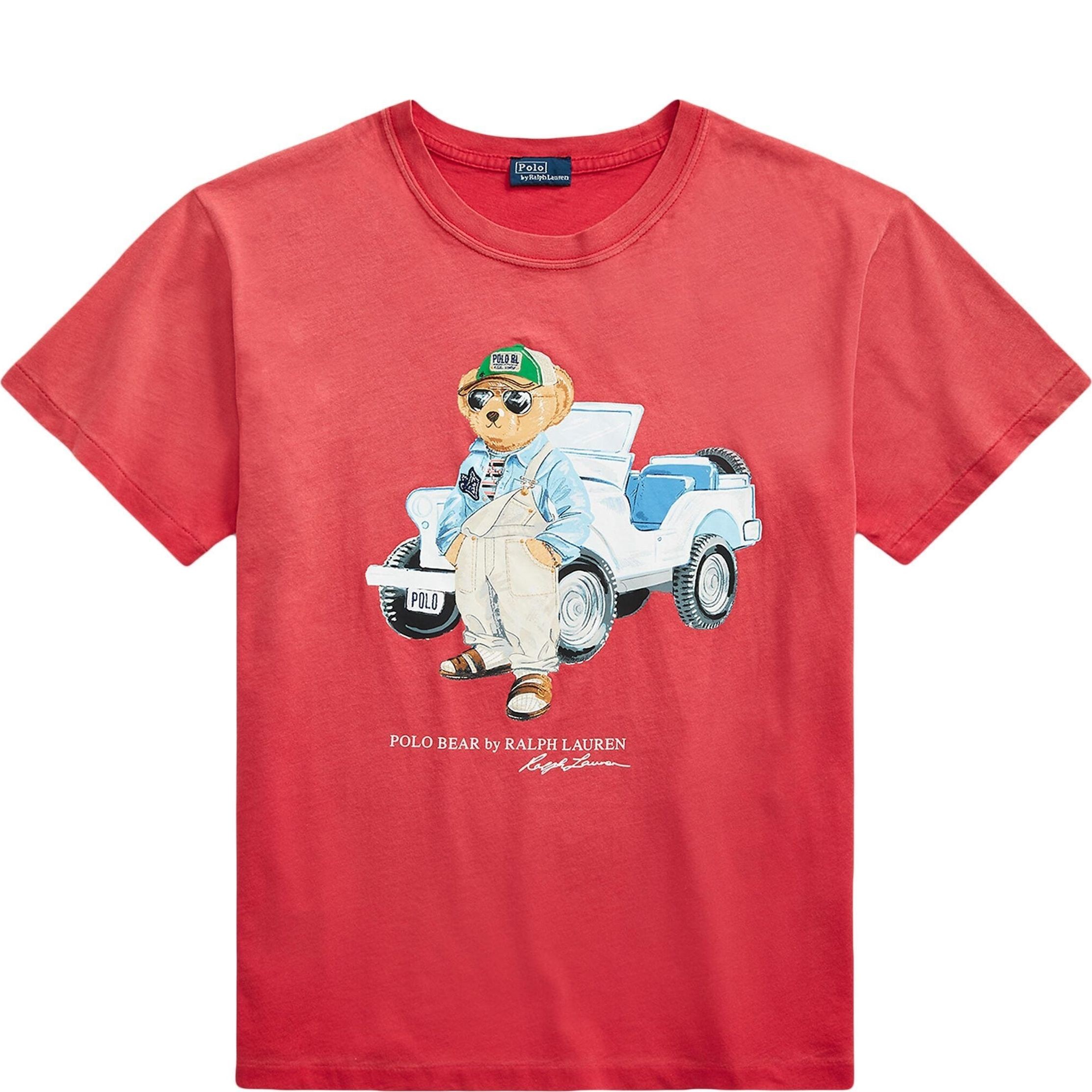 POLO RALPH LAUREN Marškinėliai trump. rankovėmis moterims, Raudona, Short sleeve t-shirt