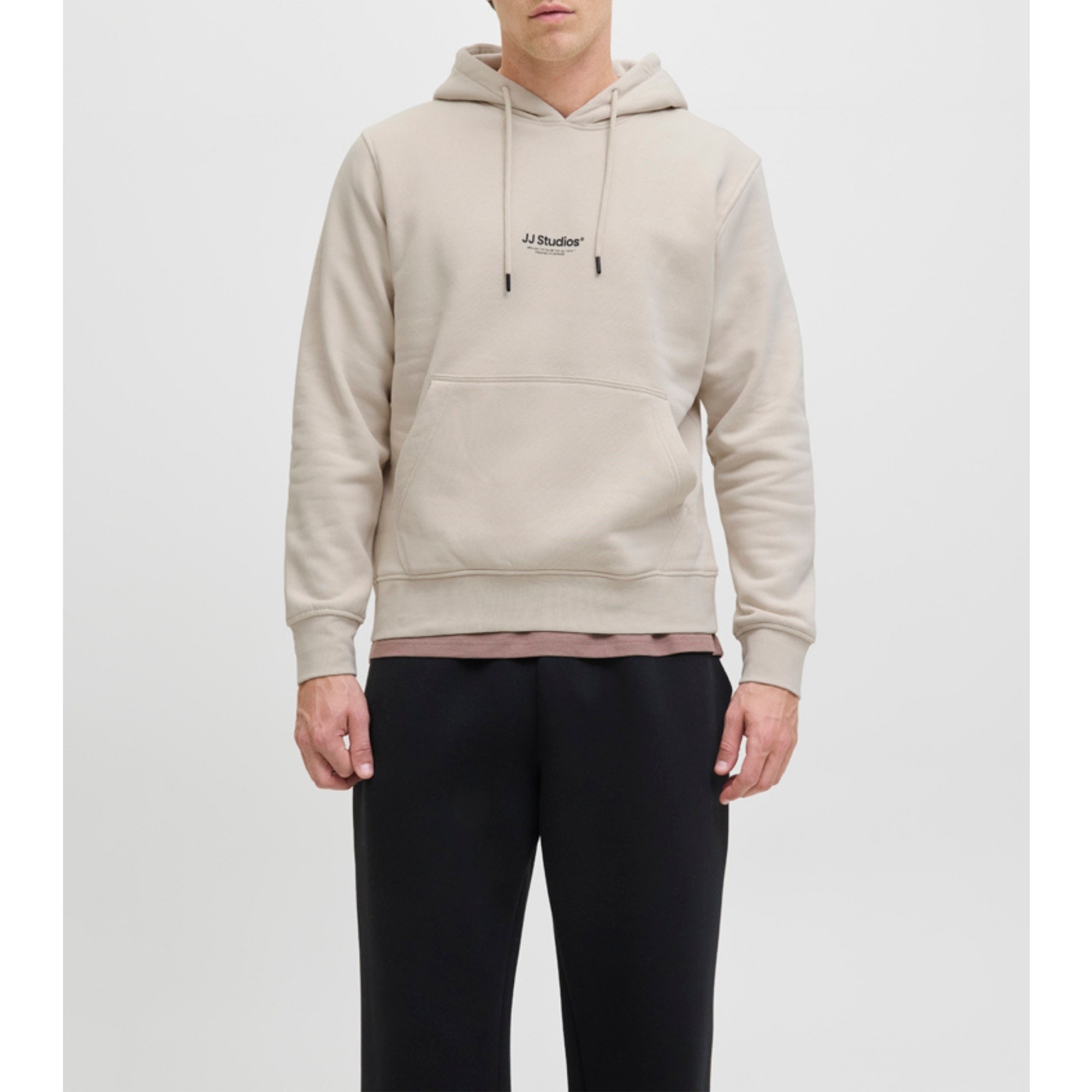 JACK & JONES Džemperis vyrams, Smėlio, Soho sweat hood 2