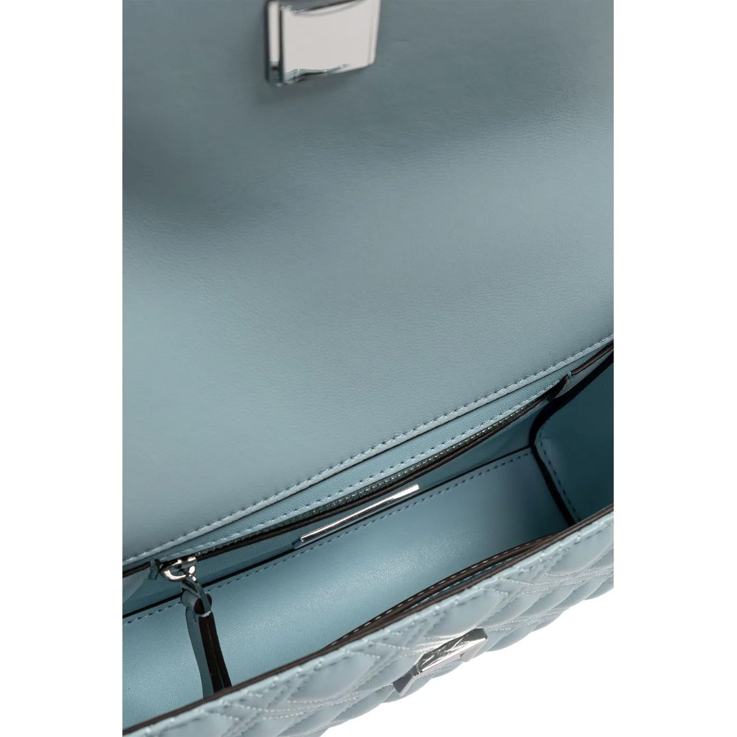 TORY BURCH Rankinė per petį moterims, Mėlyna, Small fleming bag 4