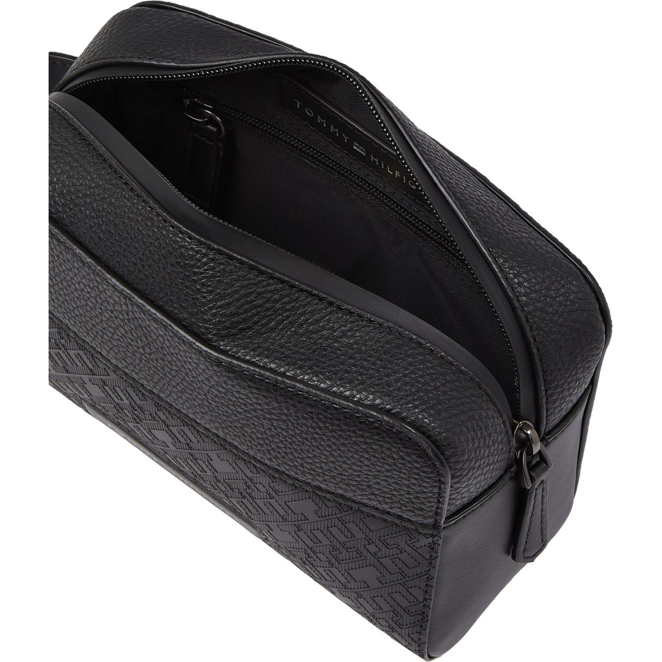 TOMMY HILFIGER Kosmetinė vyrams, Juoda, Monogram washbag 3