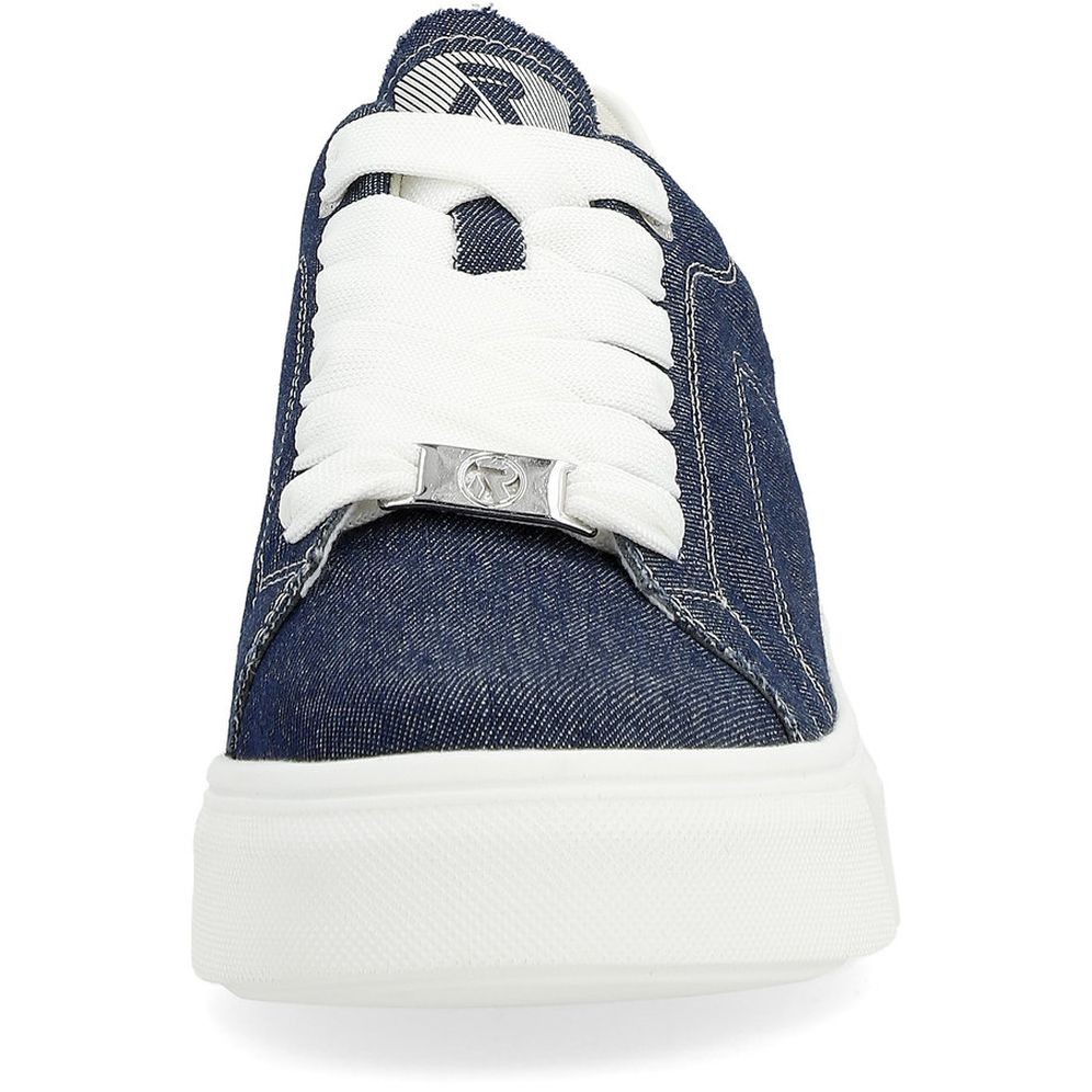 RIEKER Laisvalaikio bateliai moterims, Mėlyna, LEISURE 8