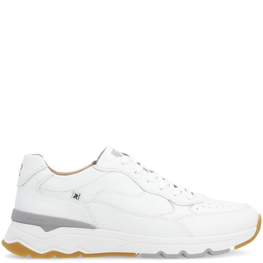 RIEKER Laisvalaikio bateliai vyrams, Balta, LEISURE 3