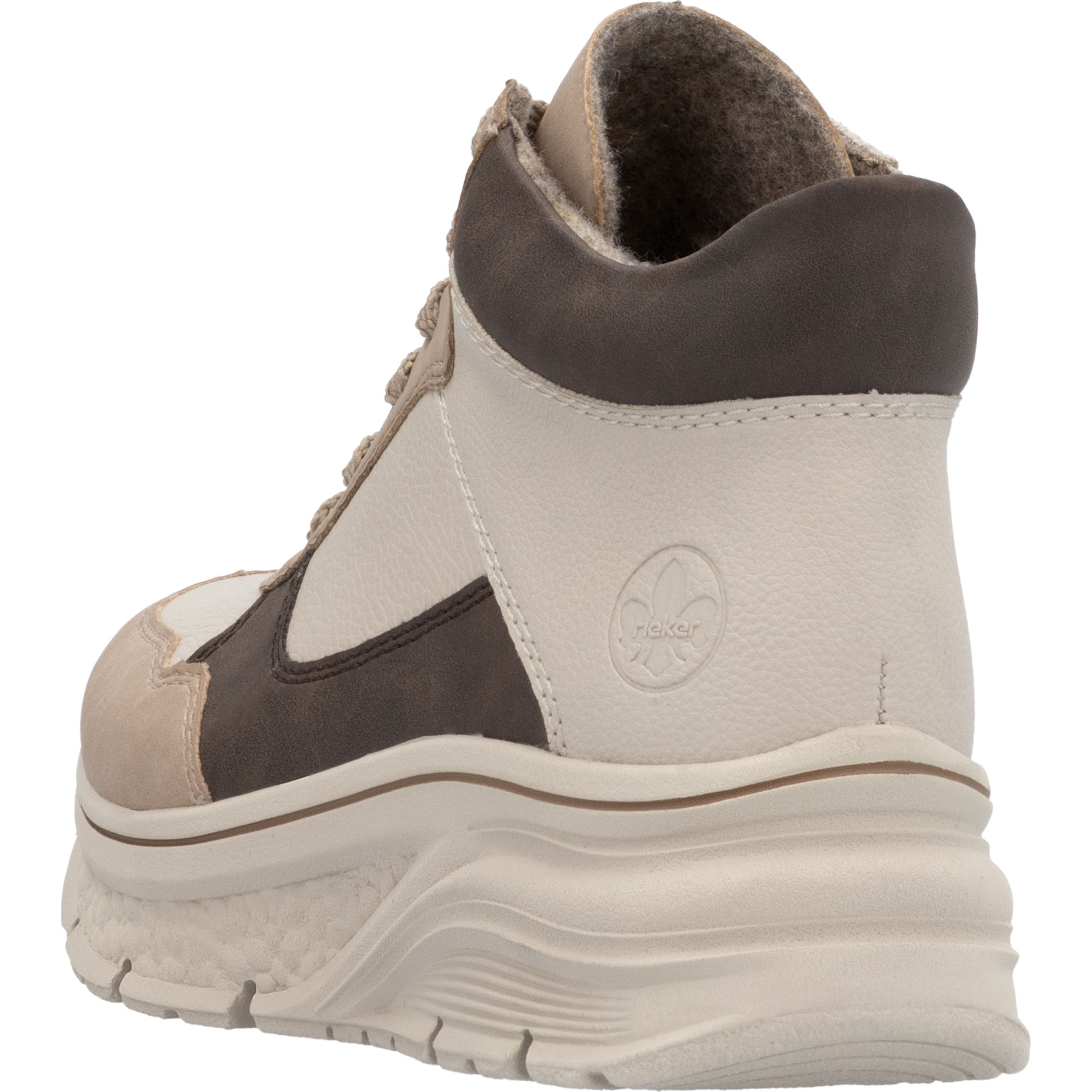RIEKER Aulinukai moterims, Smėlio, Ladies mid height boots 6