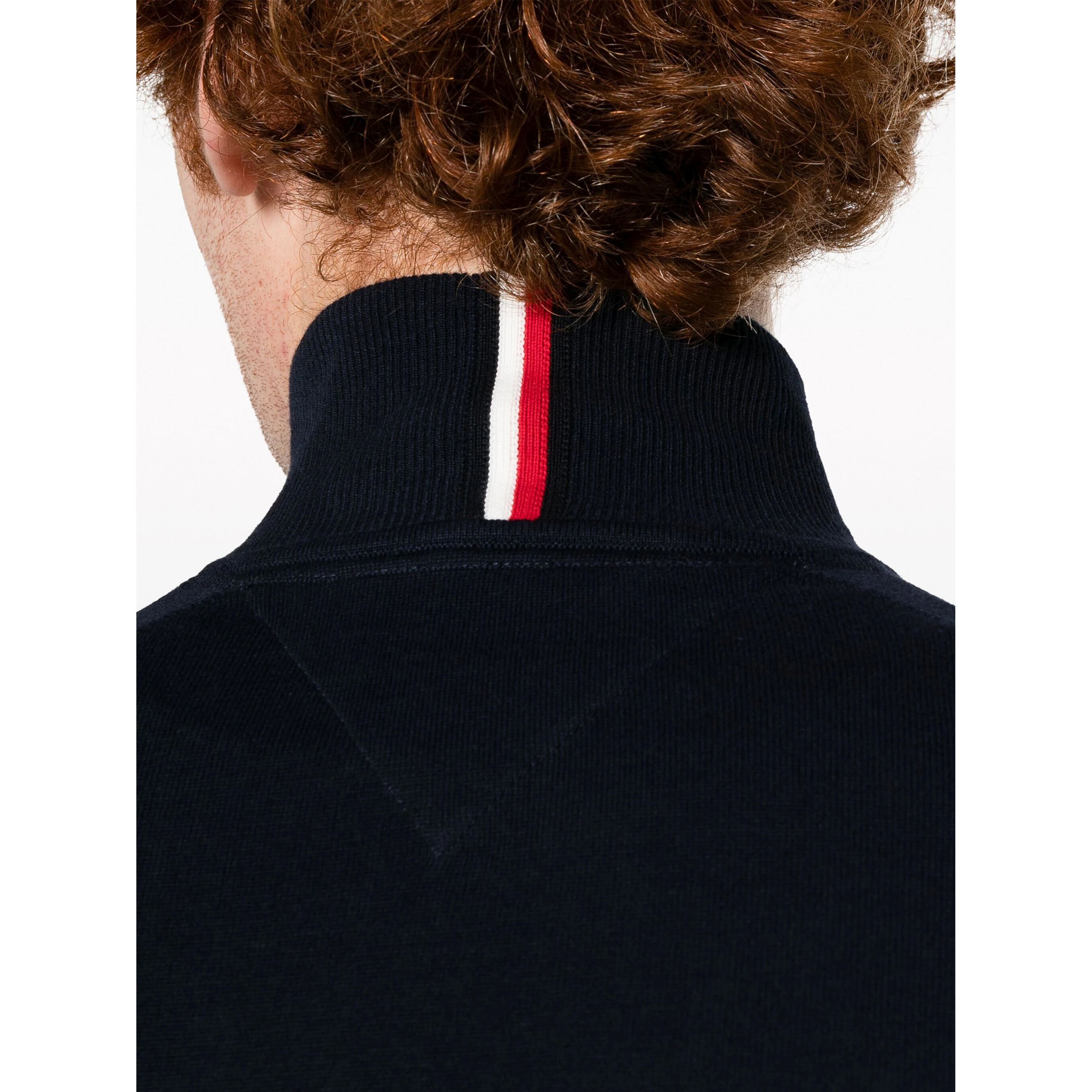 TOMMY HILFIGER Sportinis nertinis vyrams, Mėlyna, 1985 zip mock 4