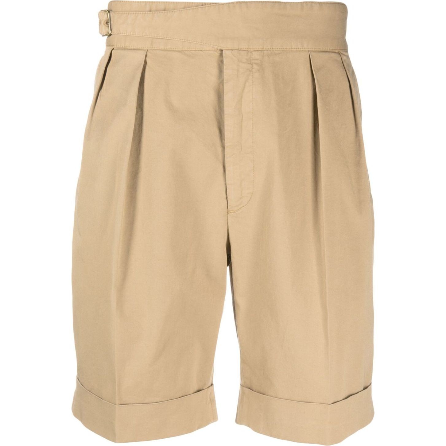 RALPH LAUREN PURPLE Šortai vyrams, Smėlio, Byron pleated shorts