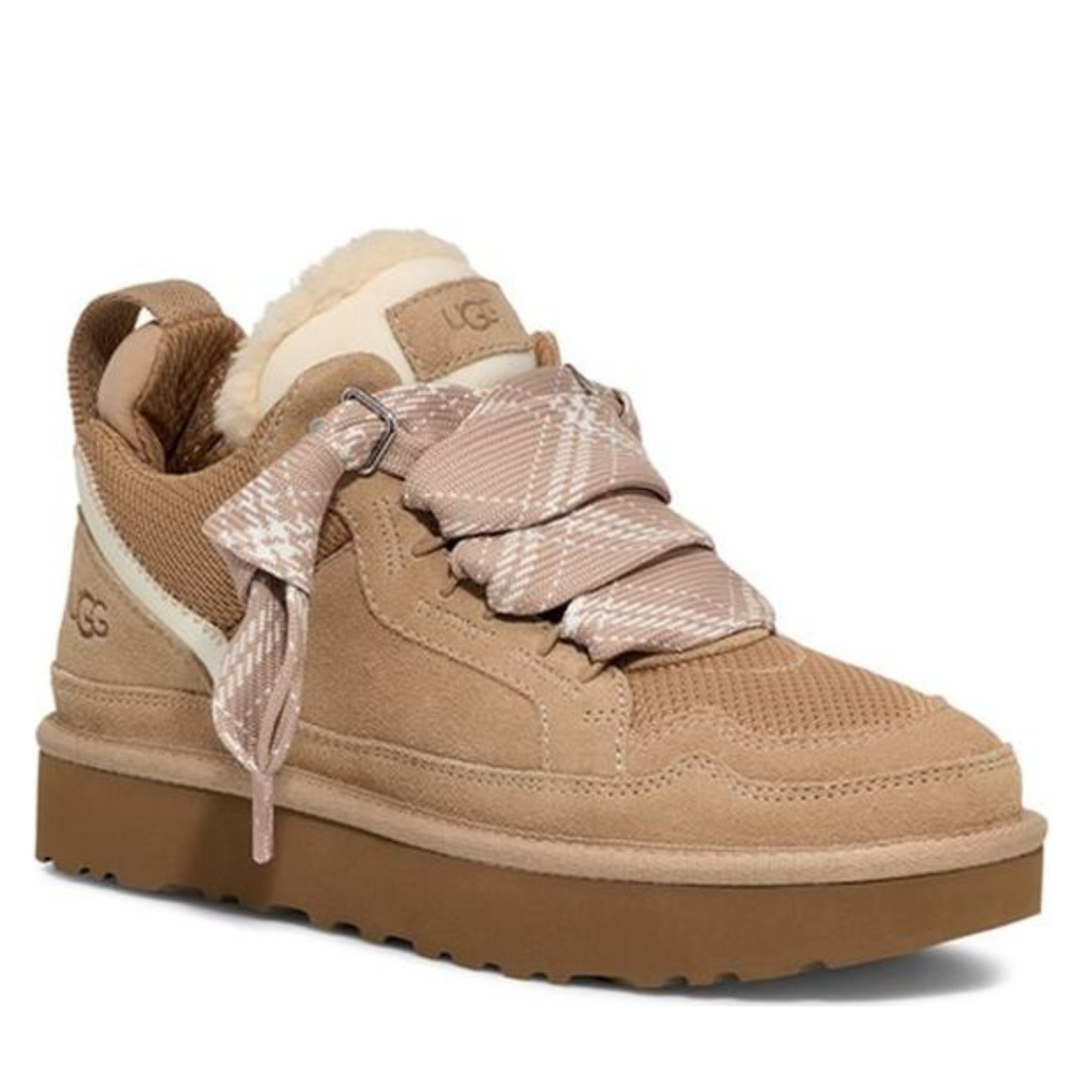 UGG Pašiltinti aulinukai moterims, Smėlio, Lowmel booties 1