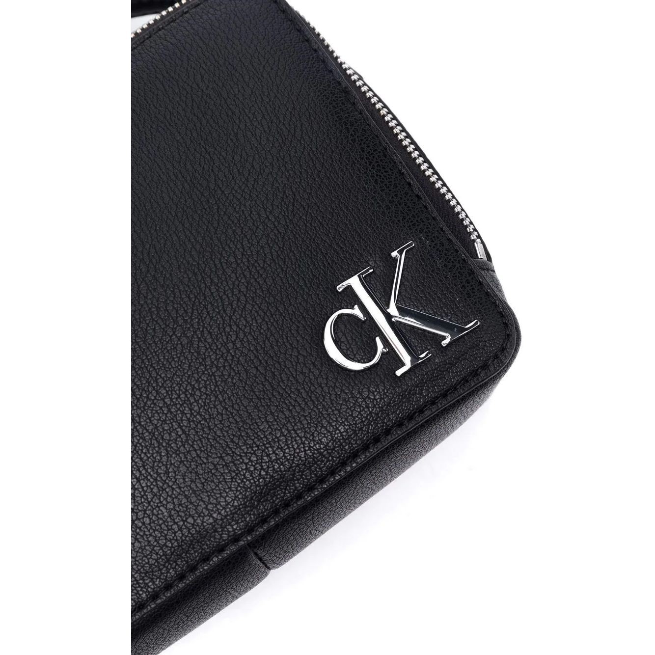 CALVIN KLEIN JEANS Rankinė per petį moterims, Juoda, MINIMAL MONOGRAM CAMERA BAG18 3