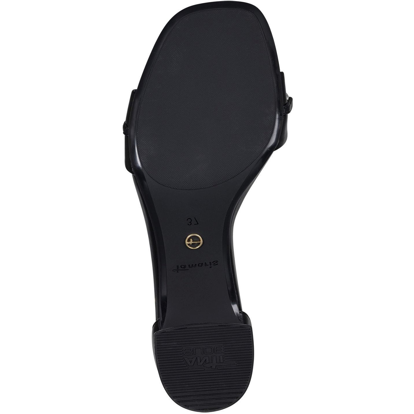 TAMARIS Basutės moterims, Juoda, SANDALS 4