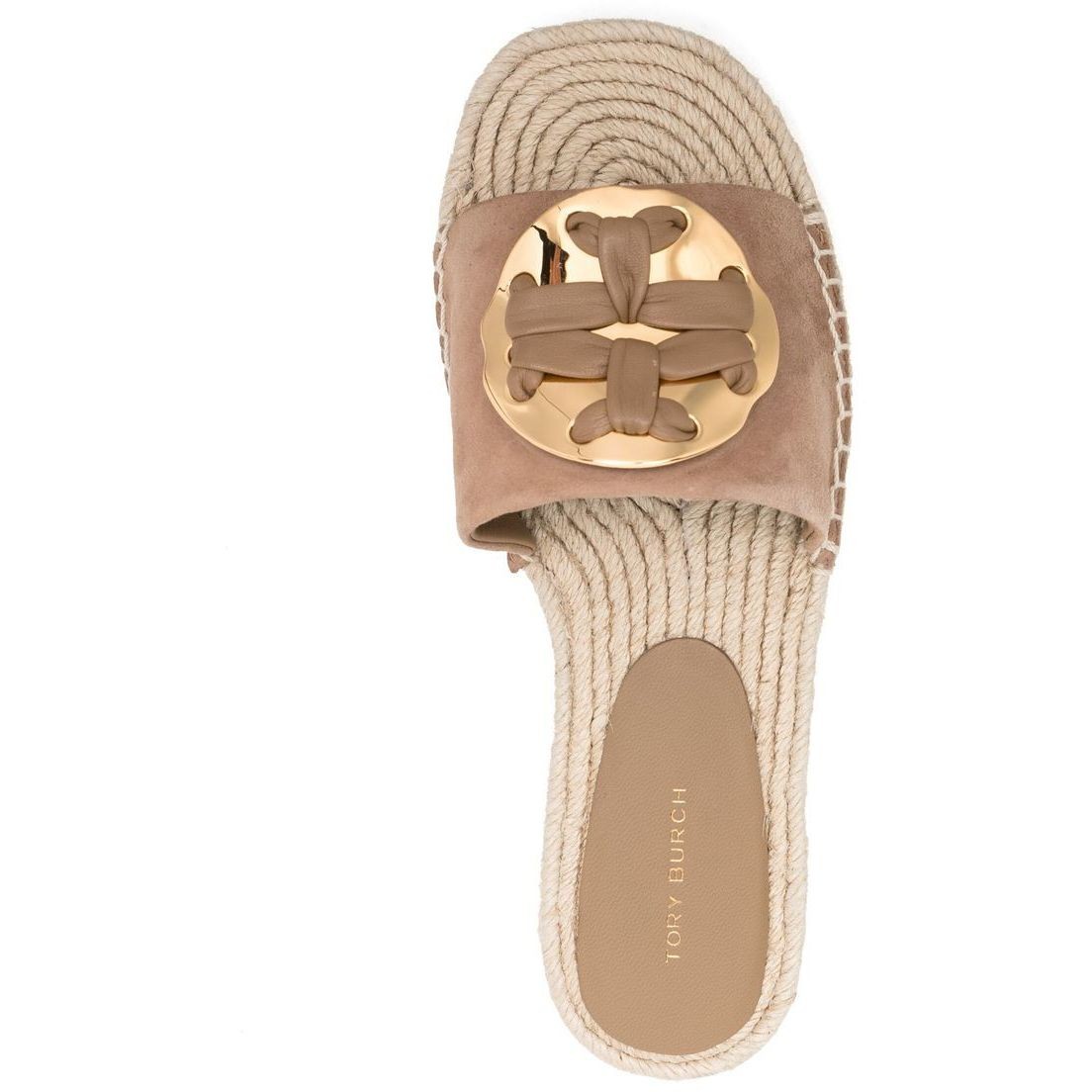 TORY BURCH Šlepetės moterims, Kūno, Double t espadrille slide 4