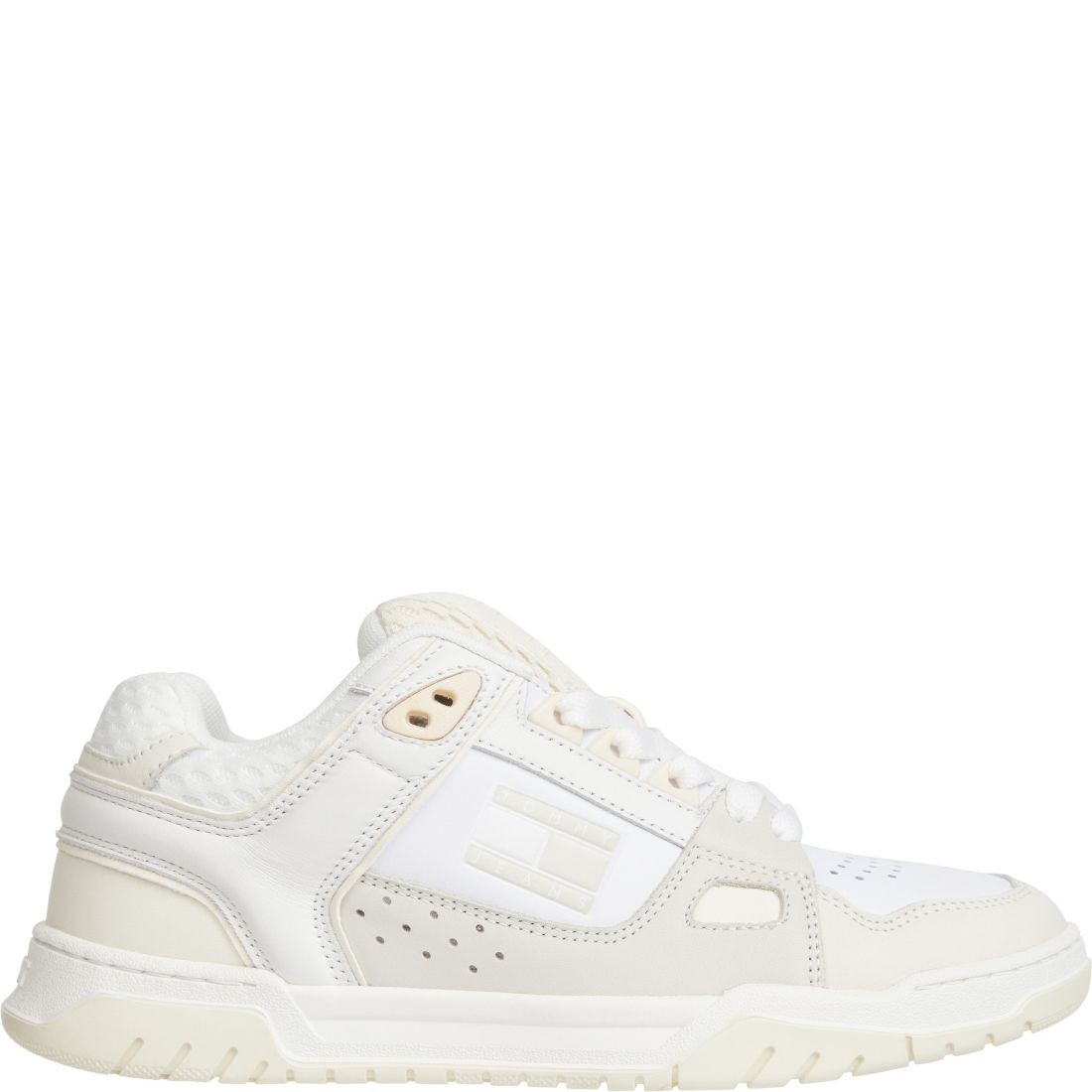 TOMMY JEANS Sportiniai bateliai vyrams, Smėlio, Skater tongue sport shoe 1